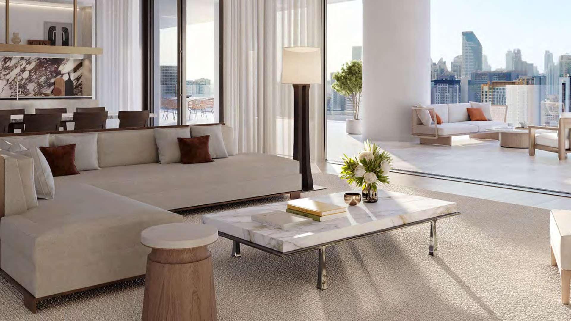 High Floor Penthouse View in Vela Residence, Business Bay, Overlooking City Skyline and Waterway