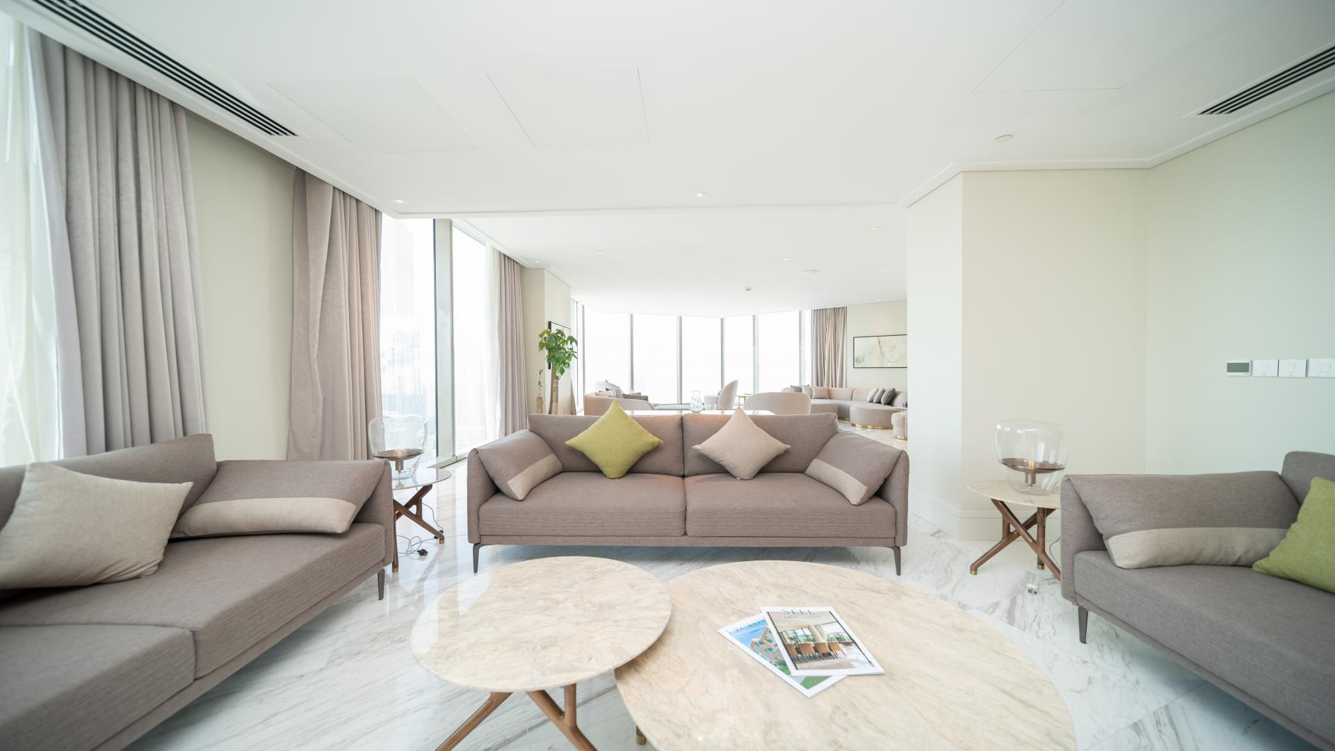 Modern kitchen in Downtown Dubai penthouse with city skyline views, Vida Residence