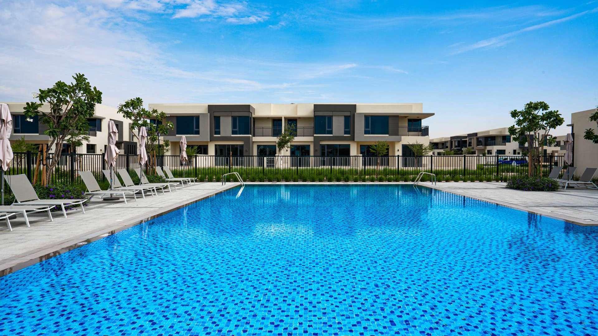 Luxury townhouse with pool in Maple at Dubai Hills Estate, available for rent