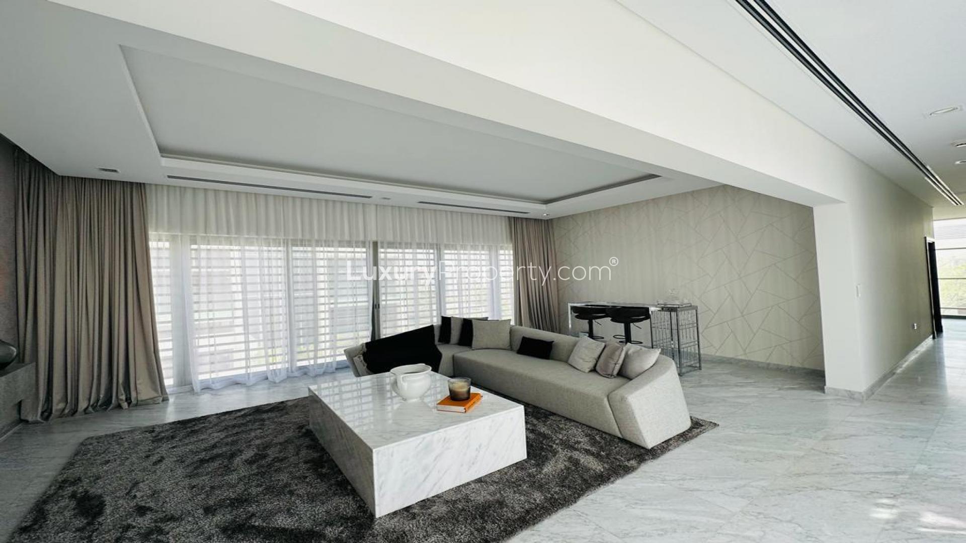 Spacious villa foyer with modern decor in District One, Mohammed Bin Rashid City