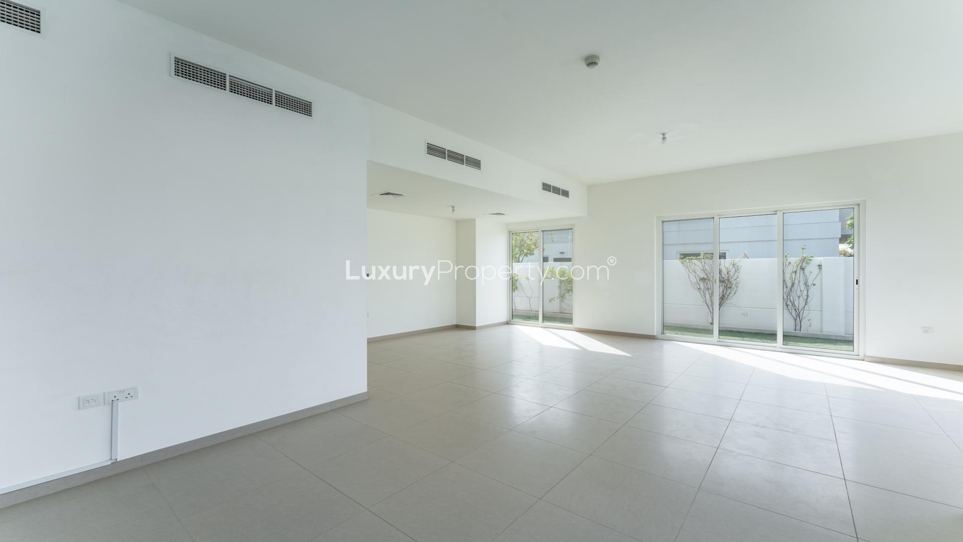 Bright 5-bedroom standalone townhouse in Arabella, Mudon community, Dubai, available for rent