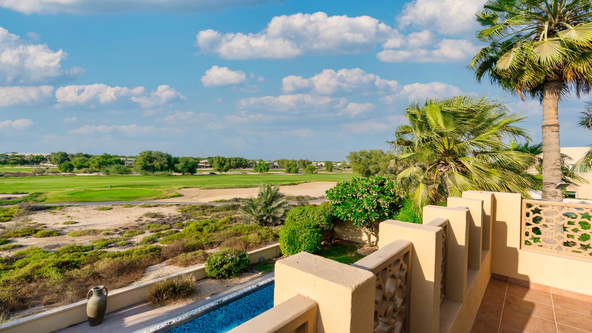 Upgraded villa with private pool in Al Mahra, Arabian Ranches, available for rent