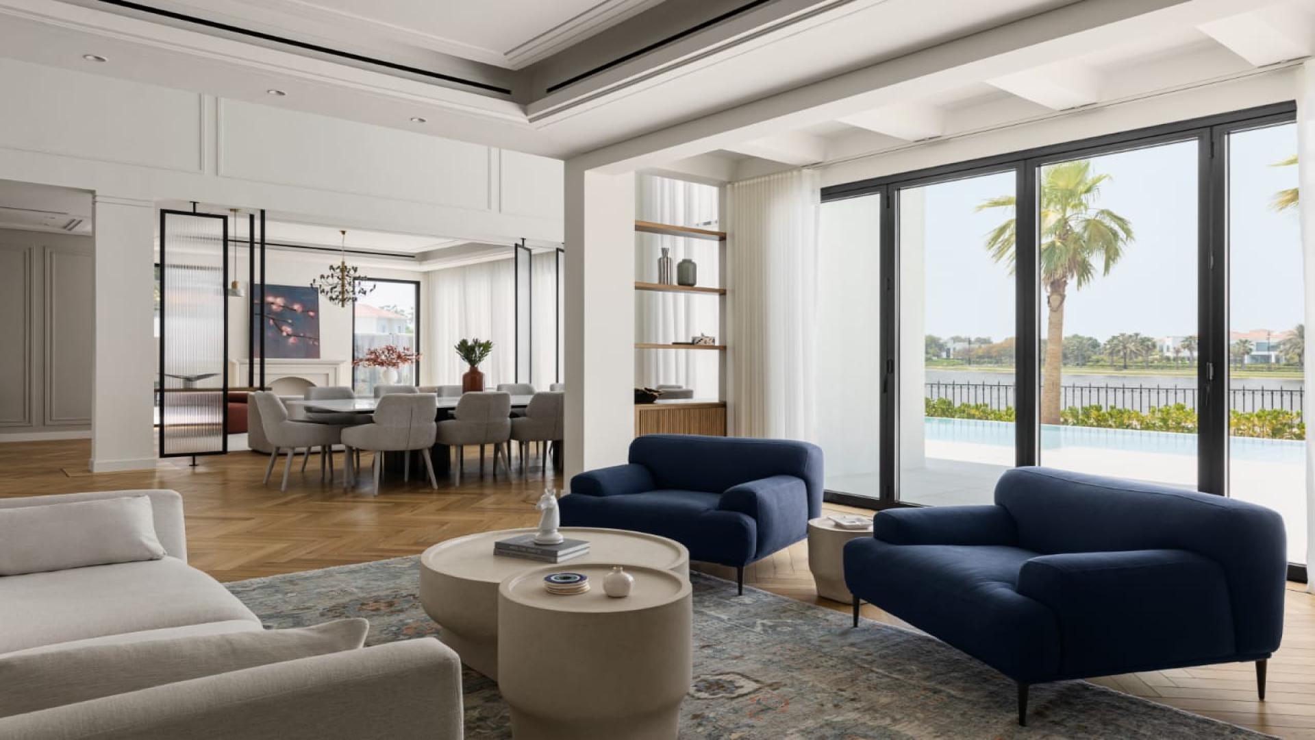 Luxury villa with pool and skyline view in Jumeirah Islands, Mediterranean Clusters