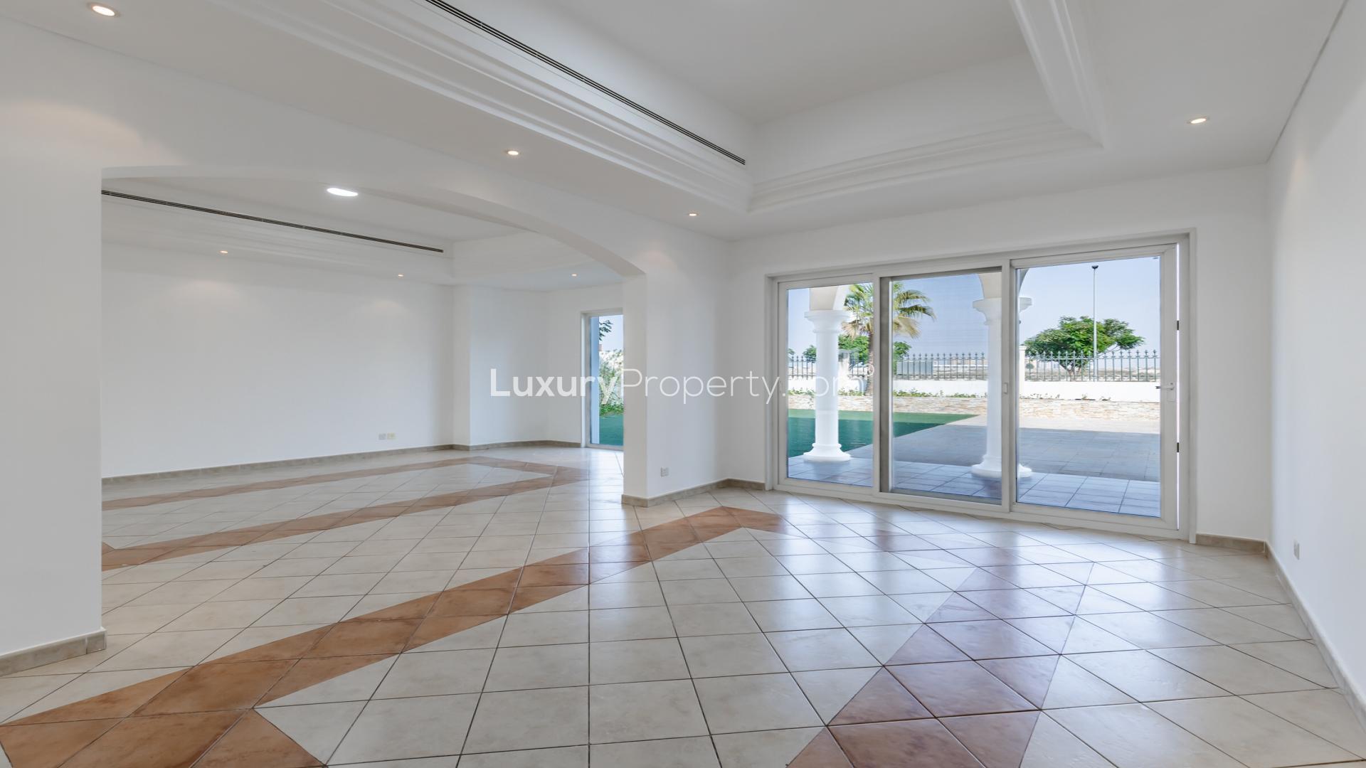 5-bedroom villa with spacious lawn in Green Community West, available for rent