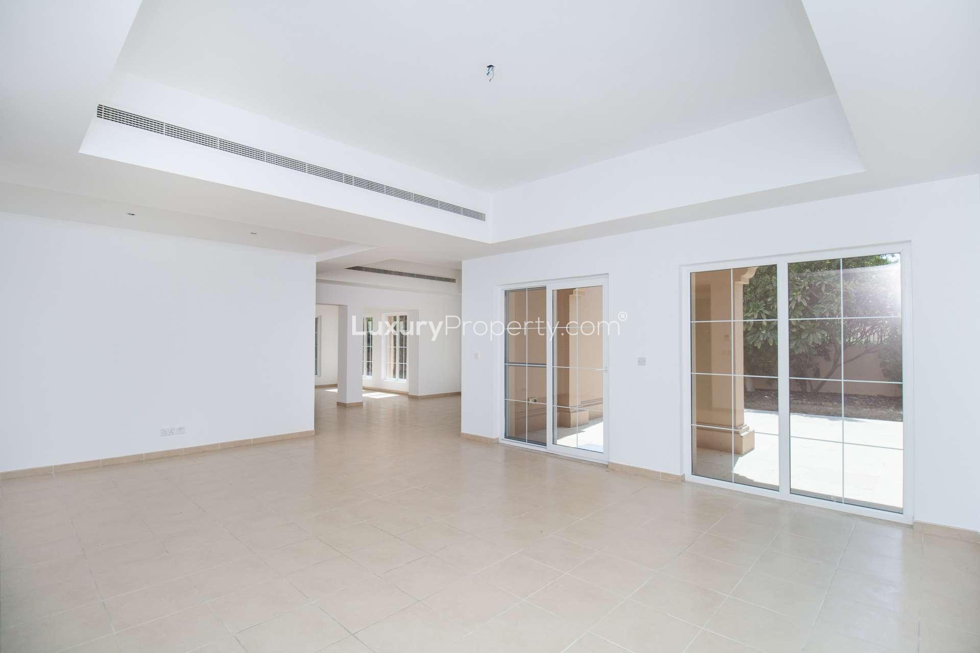 Bright living area in spacious 5-bedroom C1 villa, Alvorada, Arabian Ranches, for rent