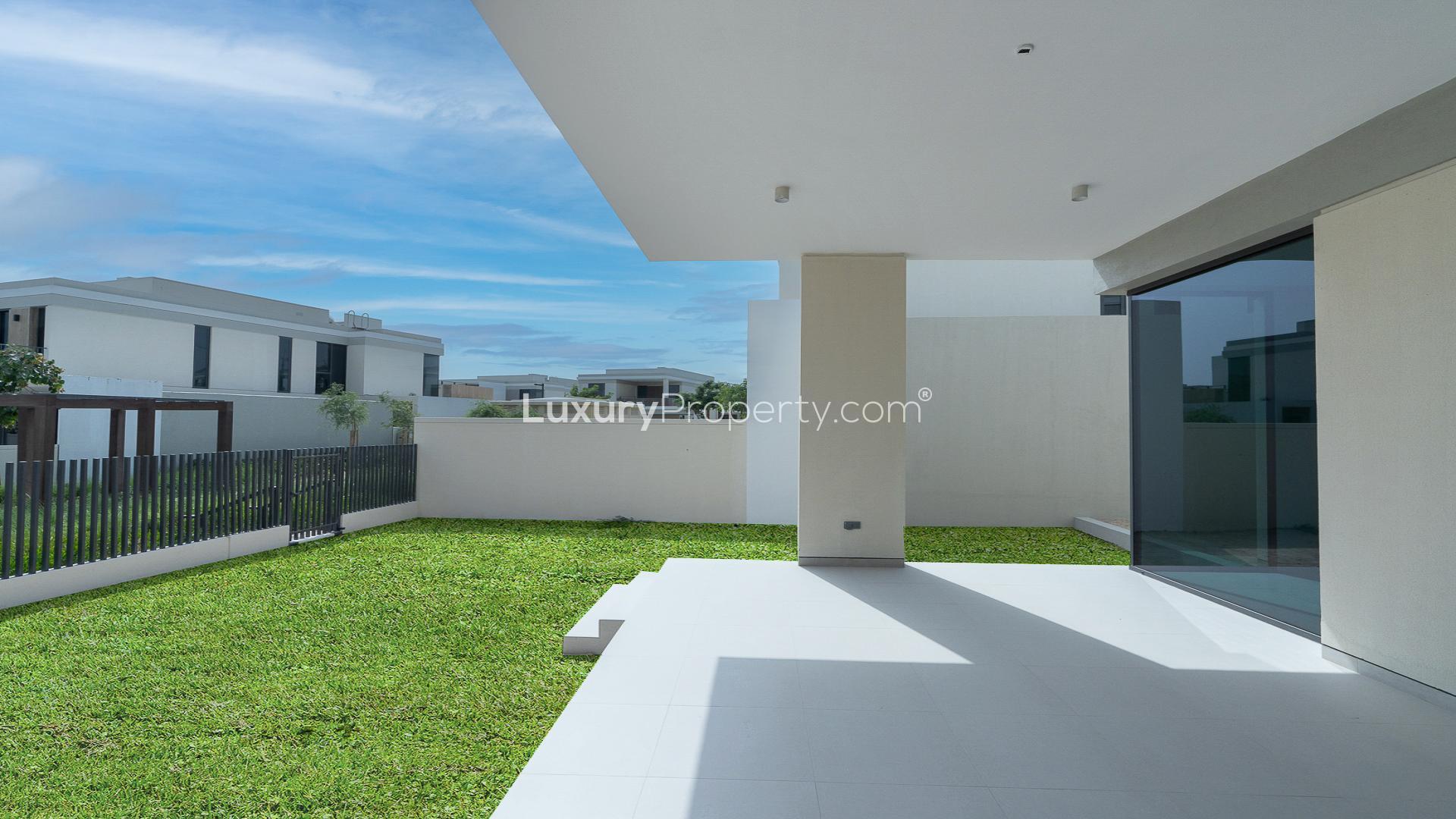 Spacious interior of Vastu-compliant villa in Harmony 2, Tilal Al Ghaf, with large windows