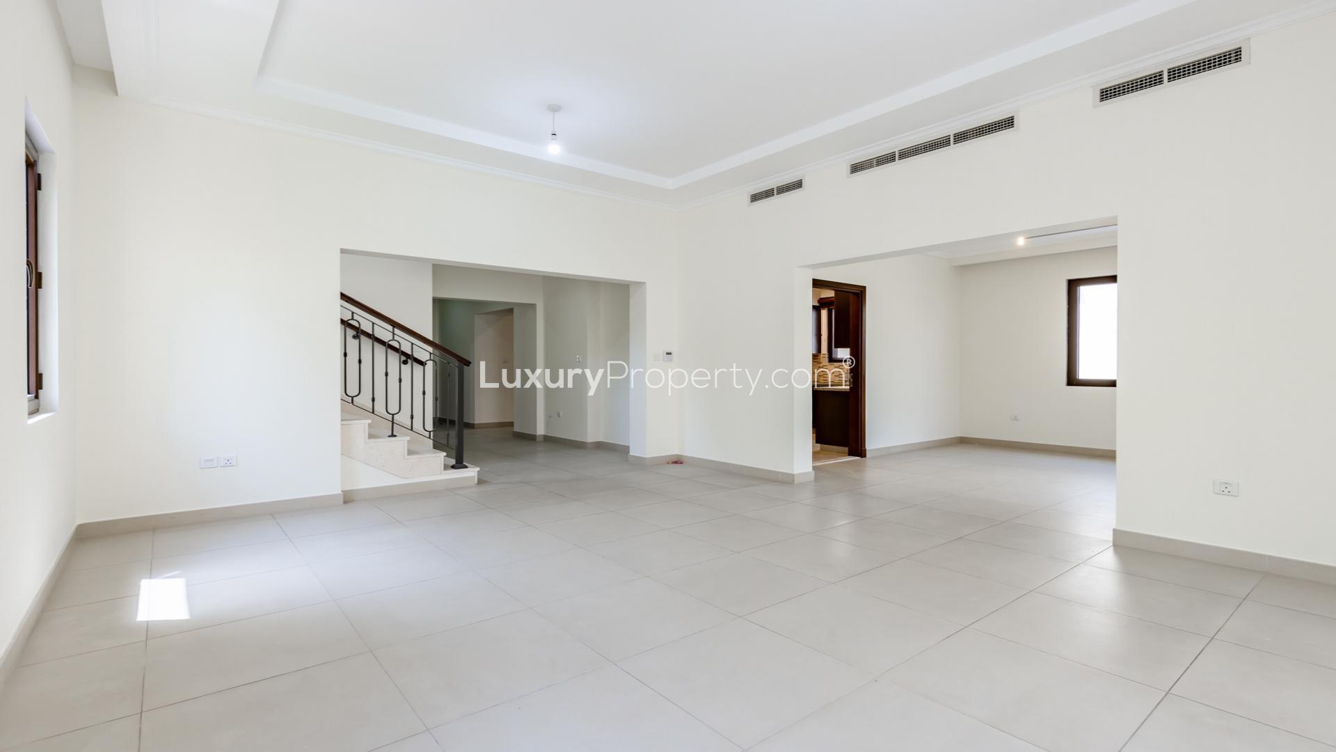 Spacious living area in 5-bed villa, Lila, Arabian Ranches 2, for rent