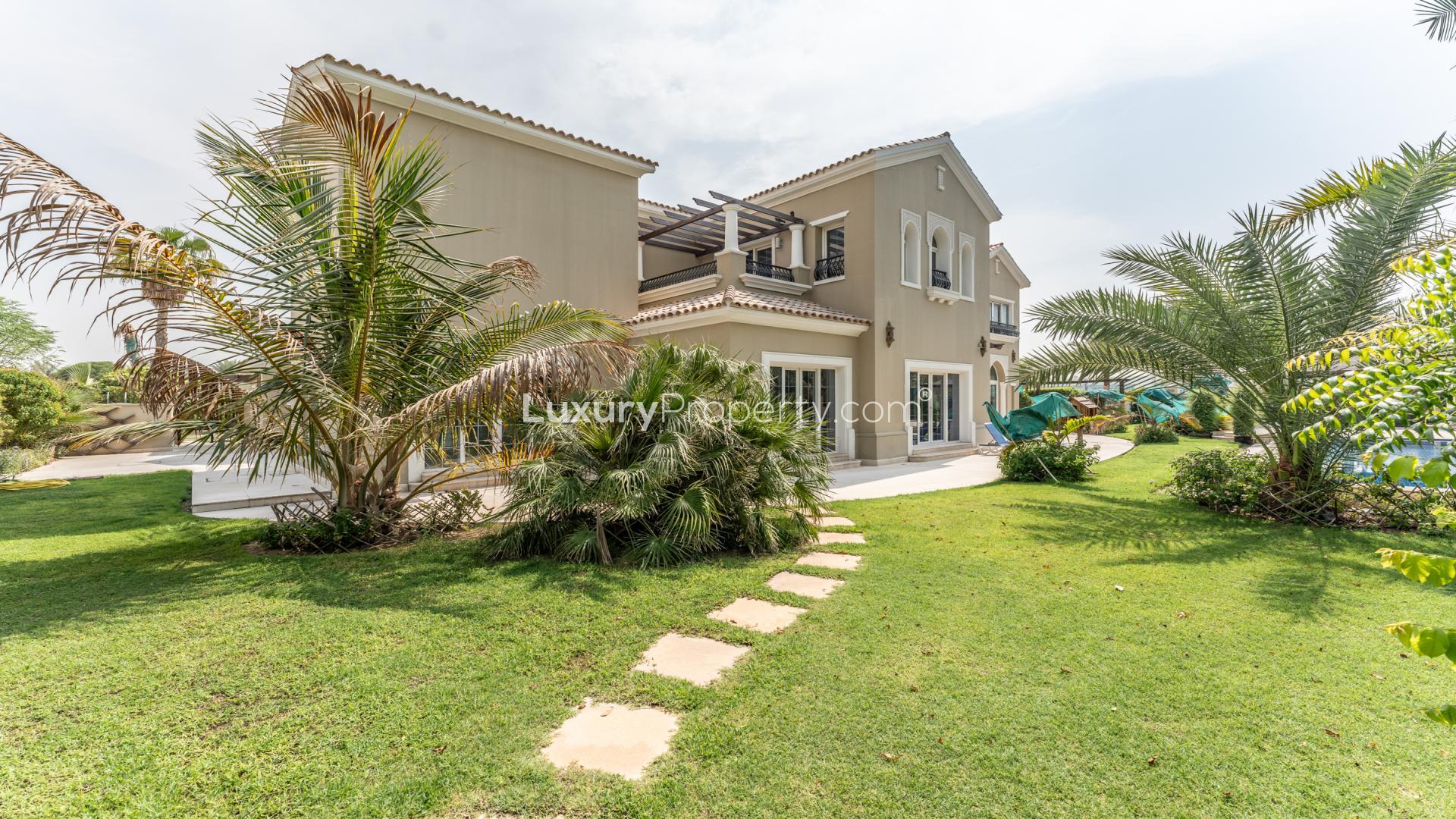 Luxurious living room in 5-bedroom villa, Polo Homes, Arabian Ranches, elegant decor