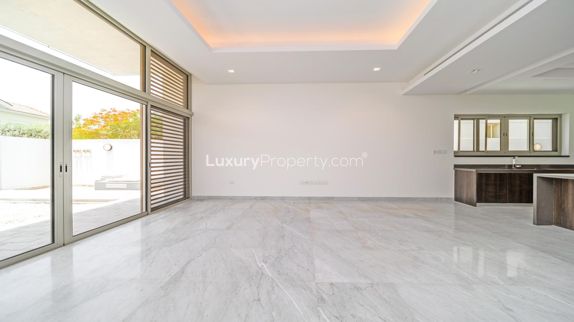 Spacious living area in contemporary villa, District One, Mohammed Bin Rashid City, for rent