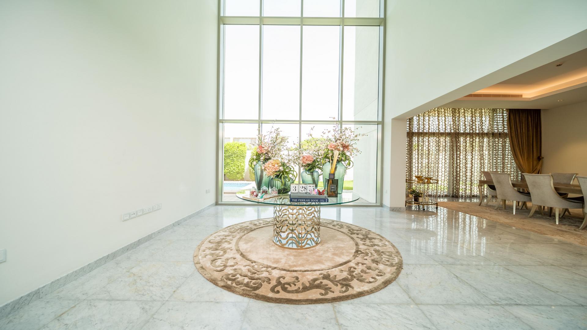 Contemporary 5-bedroom villa exterior in District One, Mohammed Bin Rashid City, for rent