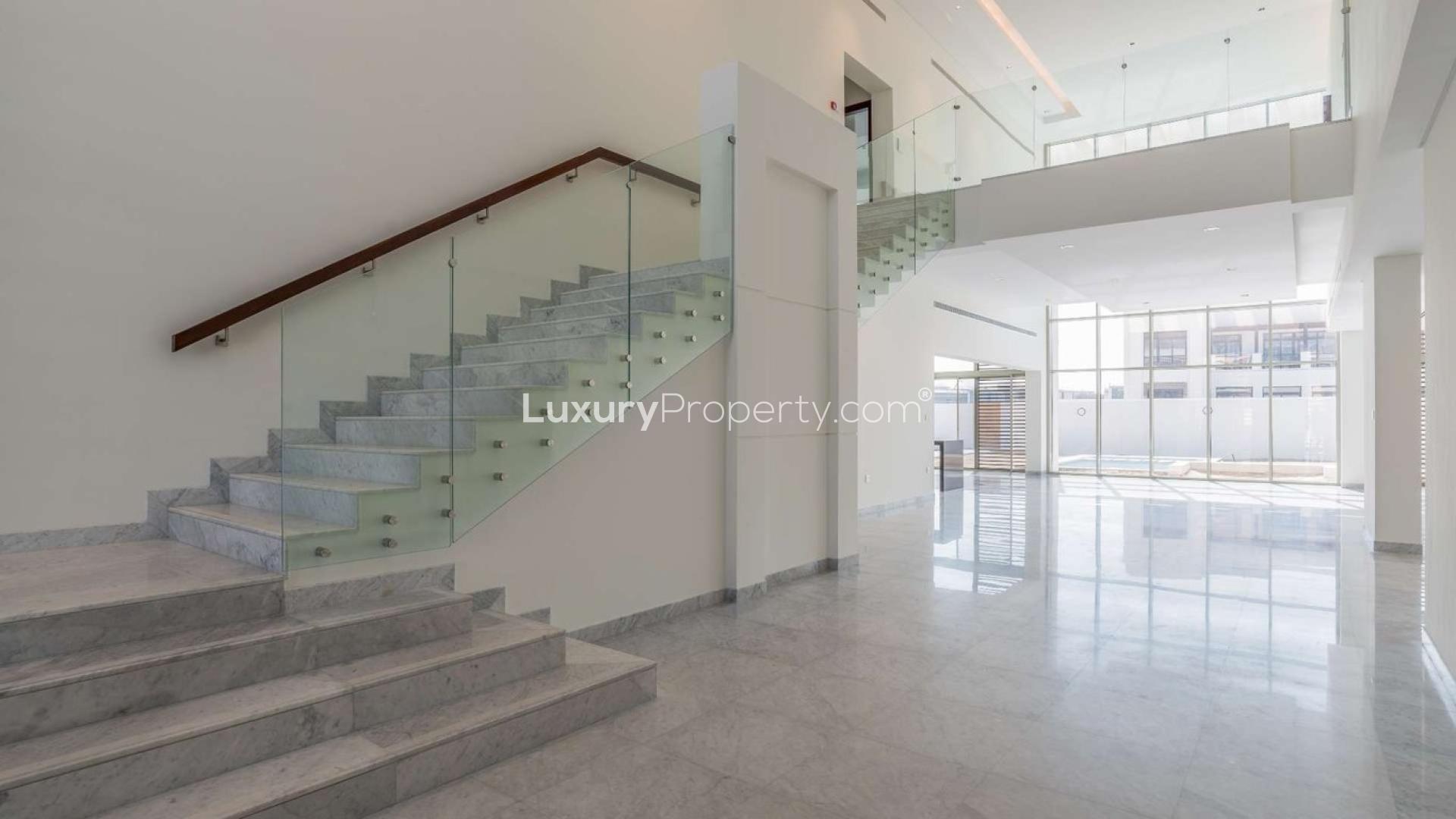 Spacious modern kitchen in 5-bedroom villa for rent, District One Villas, MBR City