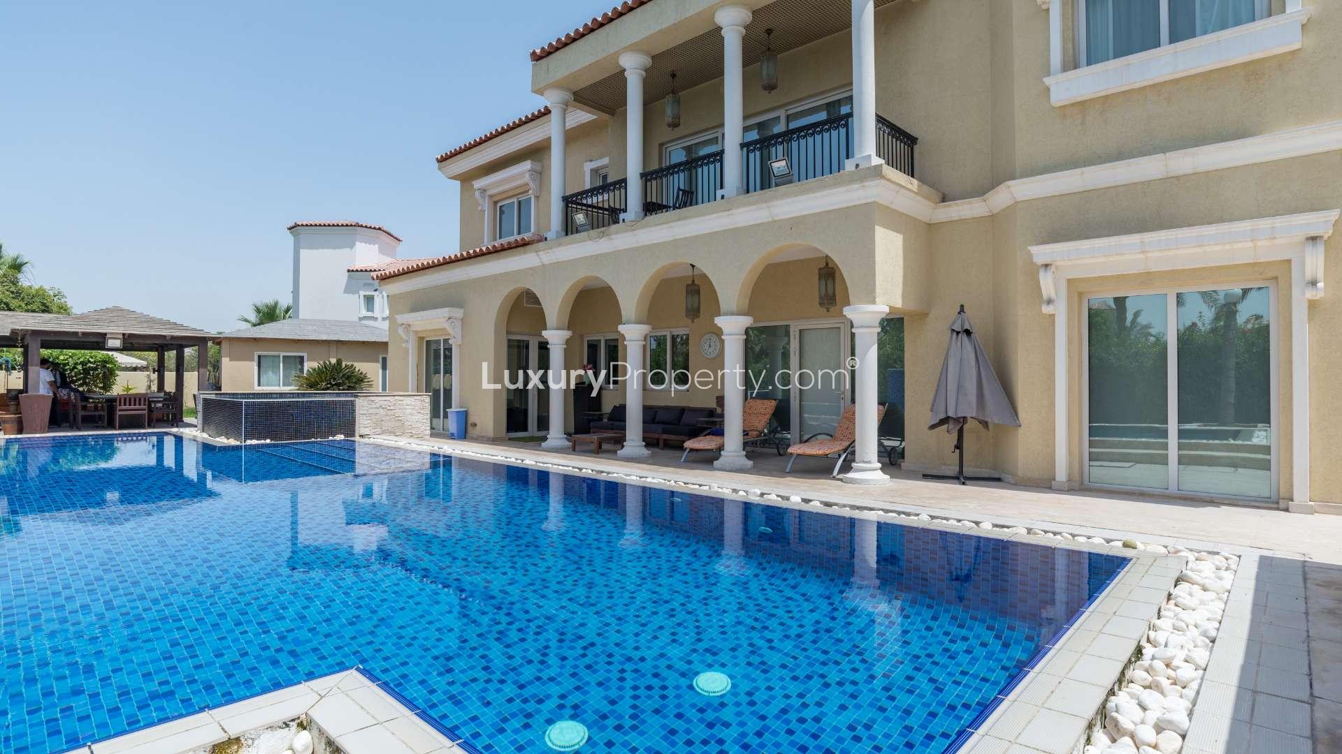 Stunning villa with private pool in Green Community West, available for rent