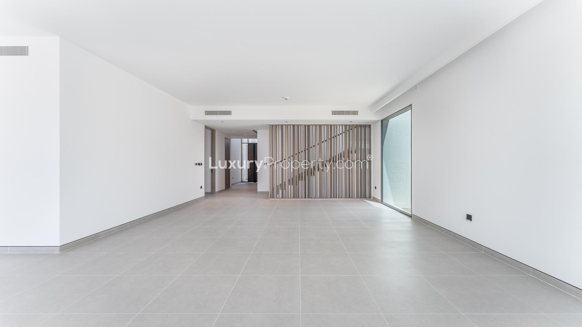 Spacious living area in premium corner villa, Tilal Al Ghaf, Harmony community