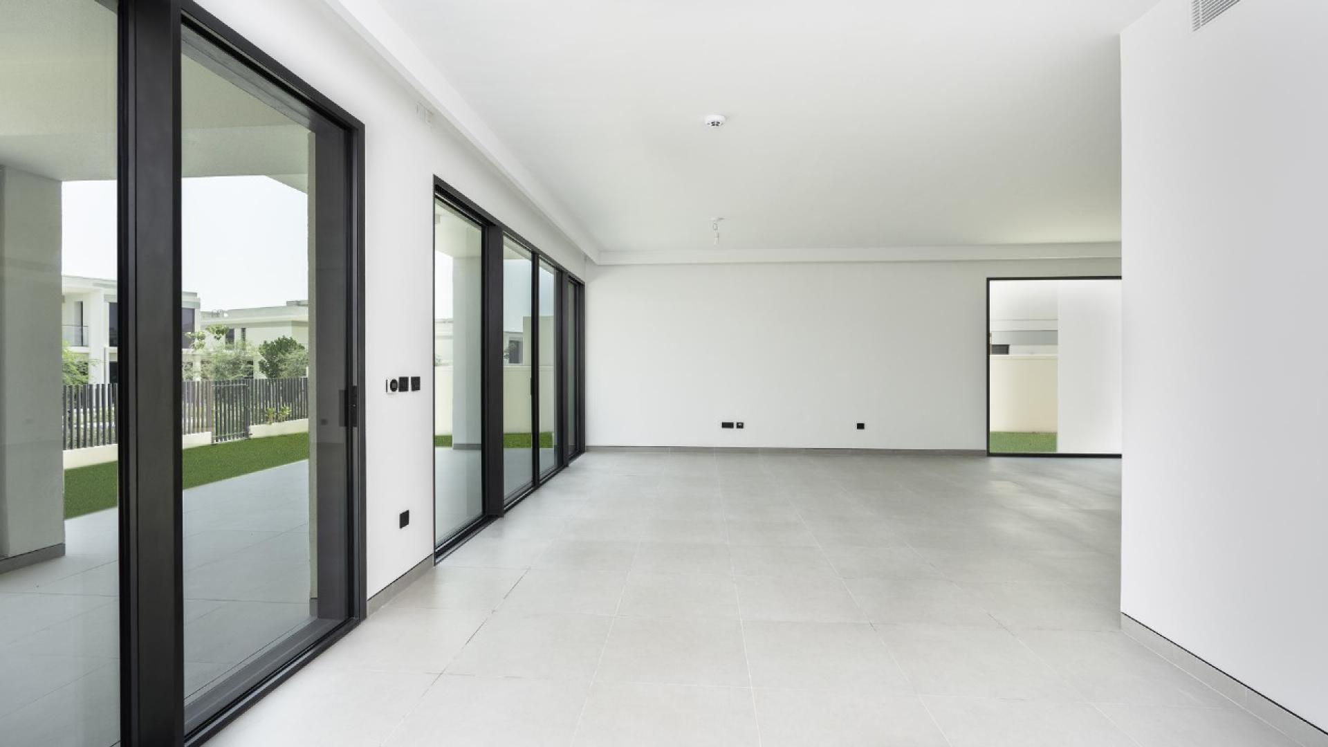 Exterior view of spacious 5-bedroom villa in Harmony Phase 3, Tilal Al Ghaf