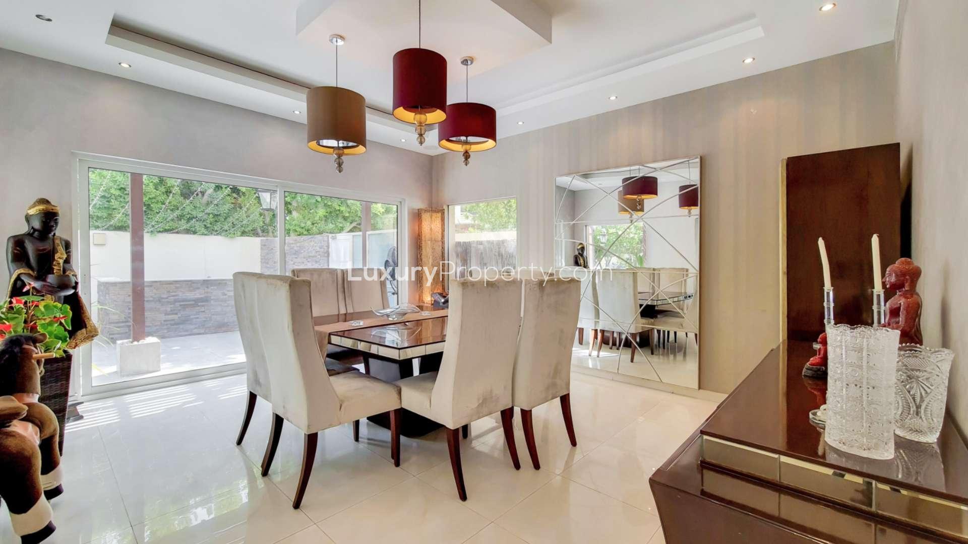 Luxurious living room in fully upgraded Meadows 2 villa with garden view, LP13363