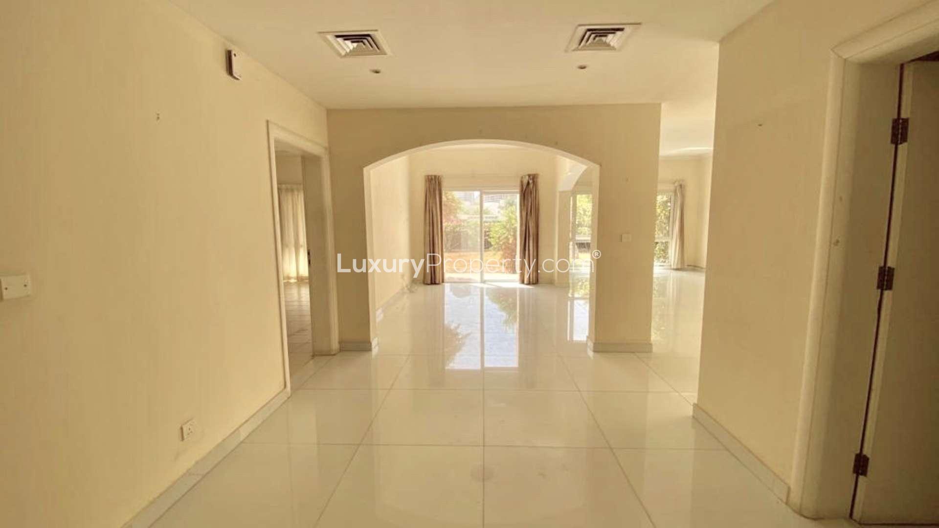 Spacious living area in Meadows 2, Type 7 villa with large windows and bright interior