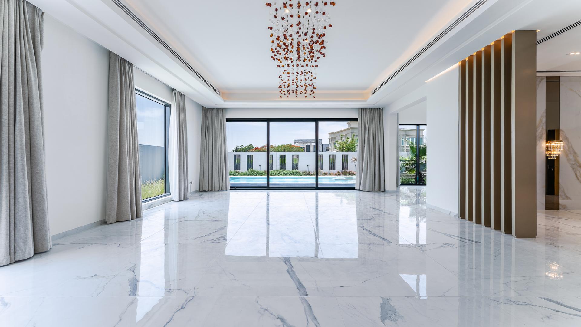 Custom-built 5-bedroom villa with pool in Dubai Hills Estate, available for rent