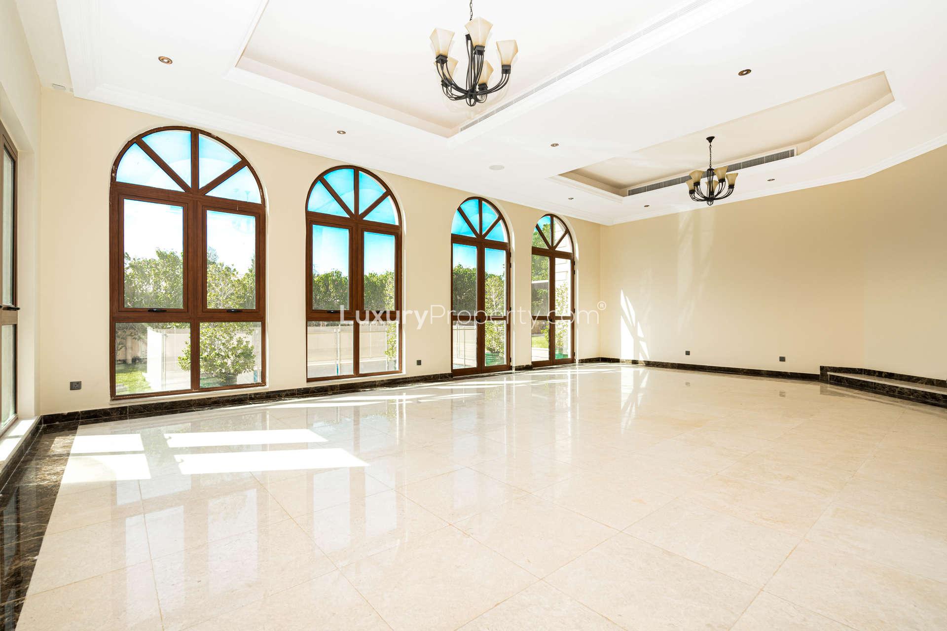 Spacious room with dual windows in 5-bedroom villa, Orange Lake, Jumeirah Golf Estates