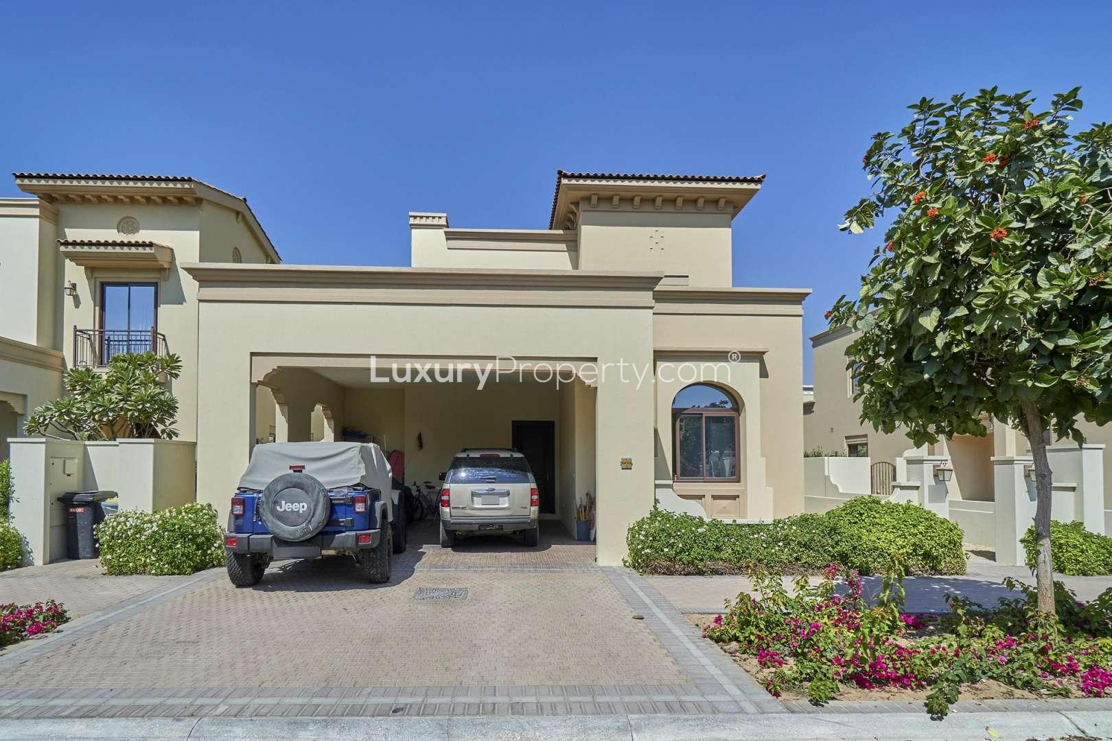 Elegant dining and living area in five-bedroom villa, Palma, Arabian Ranches 2