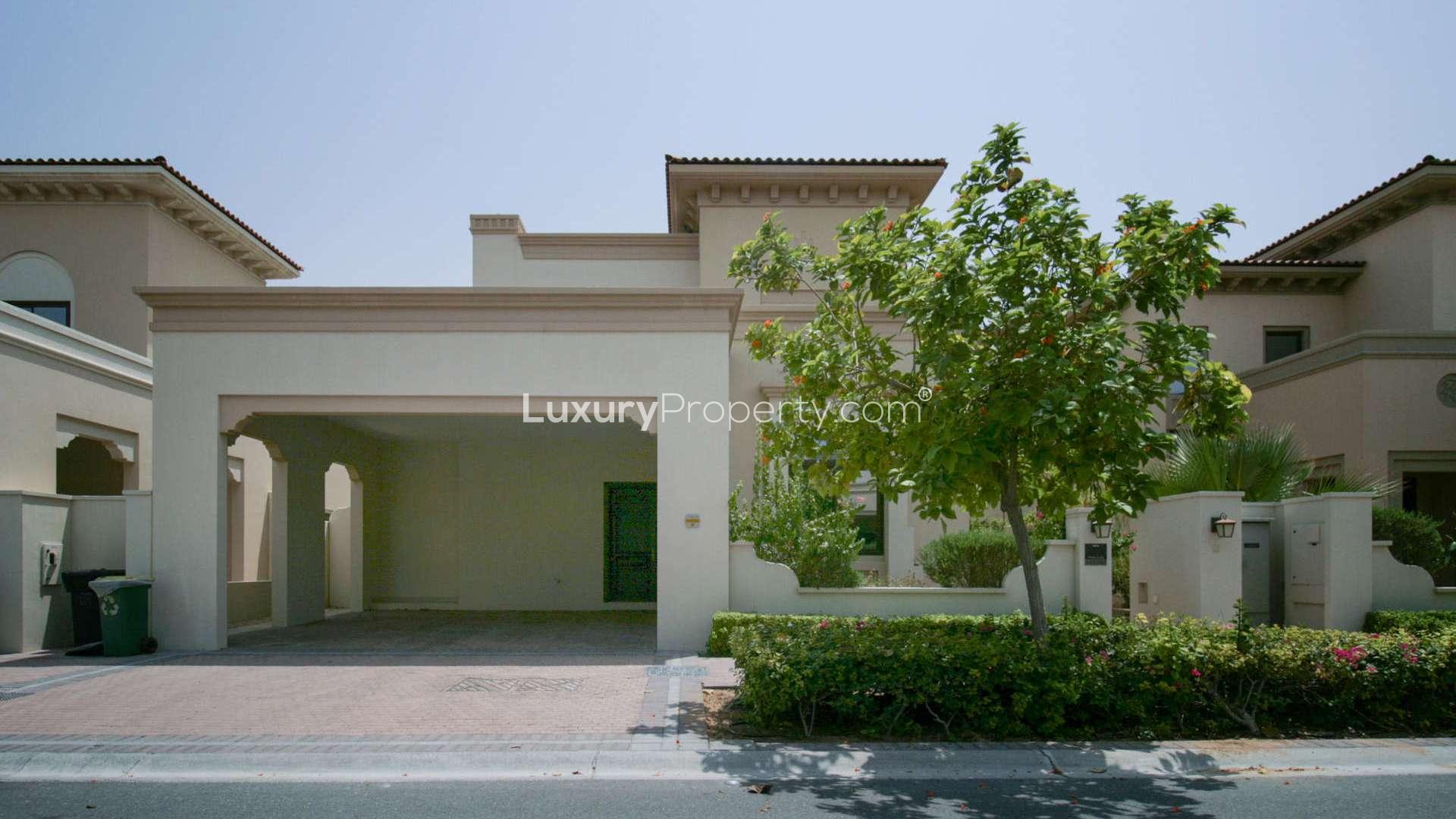 Empty room with window and air conditioning in Palma villa, Arabian Ranches 2