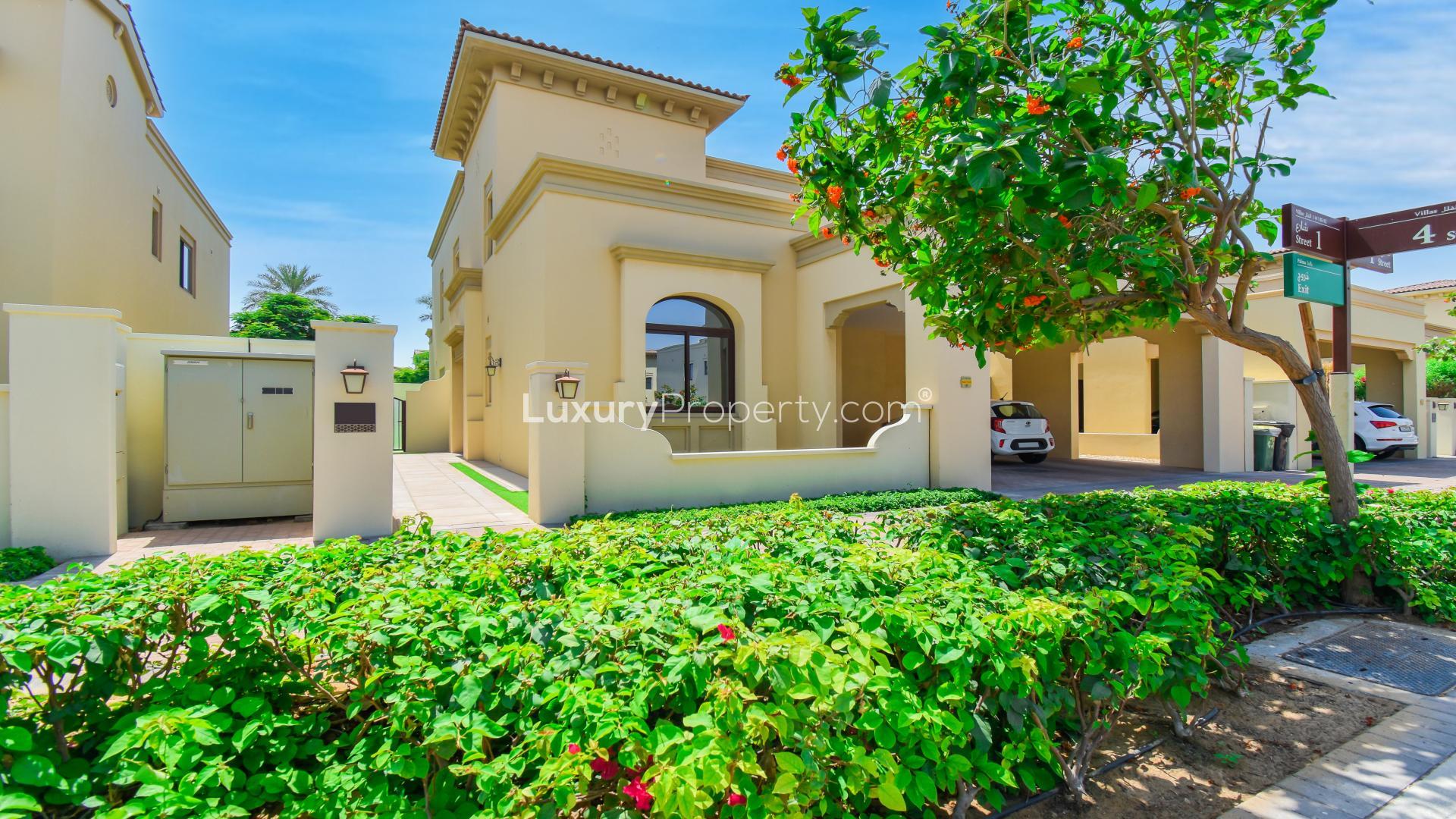 Beautiful villa with landscaped garden in Palma, Arabian Ranches 2, available for rent