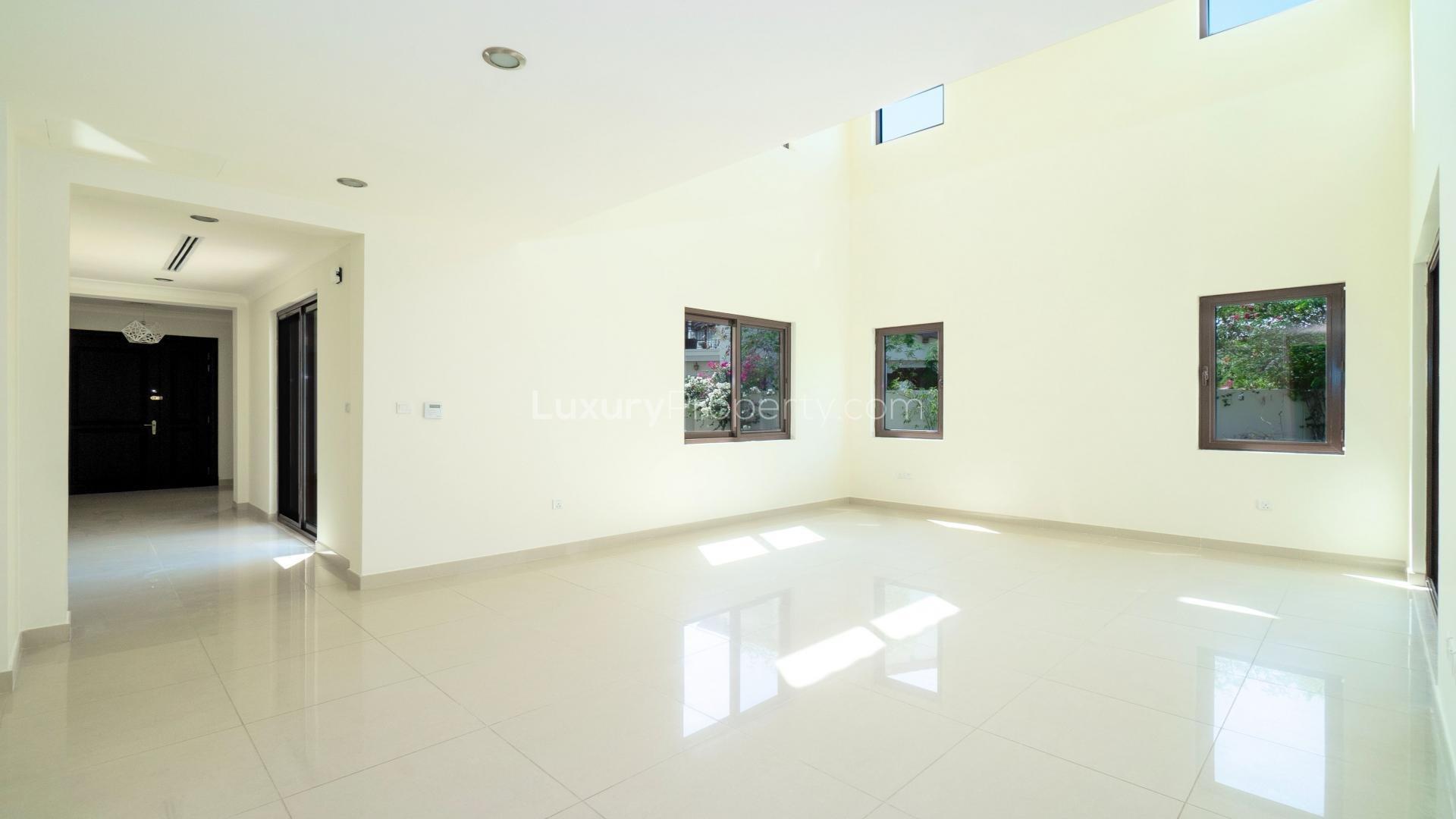 Exquisite 5-bedroom villa exterior in Rosa, Arabian Ranches 2, available for rent