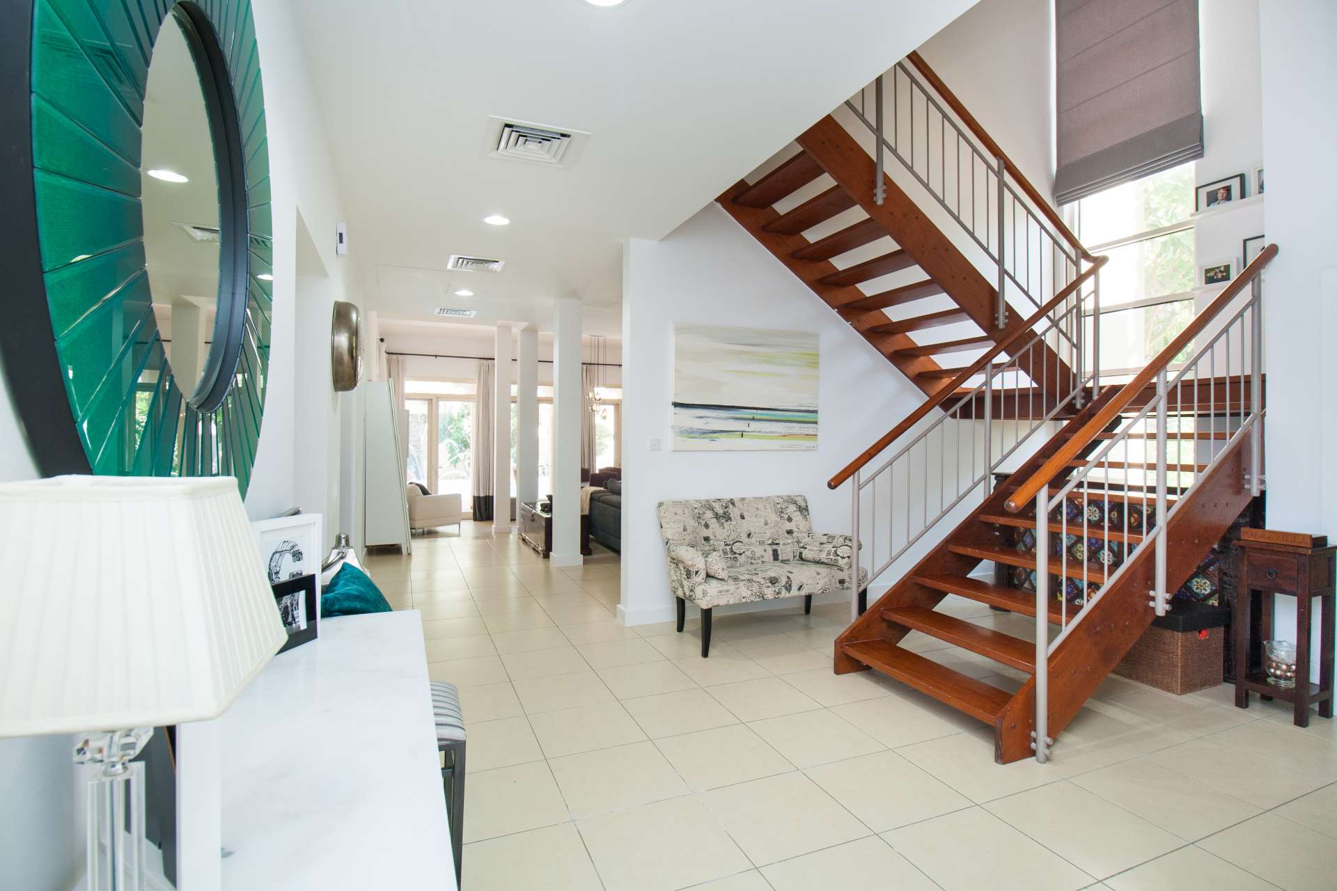 Modern bathroom in 5-bedroom villa for rent, Saheel, Arabian Ranches