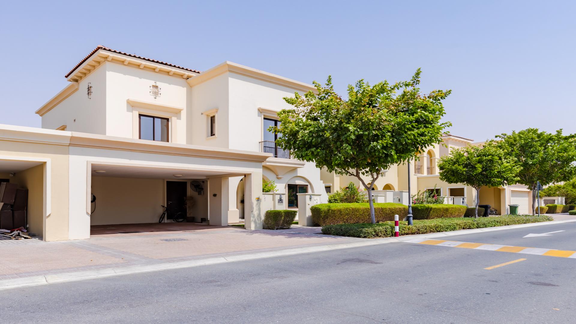 Exquisite 5-bedroom villa exterior in Samara, Arabian Ranches 2, available for rent