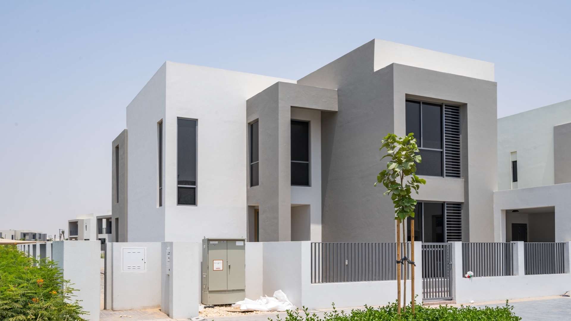 Luxurious 5-bedroom villa exterior in Sidra, Dubai Hills Estate, modern design, for sale