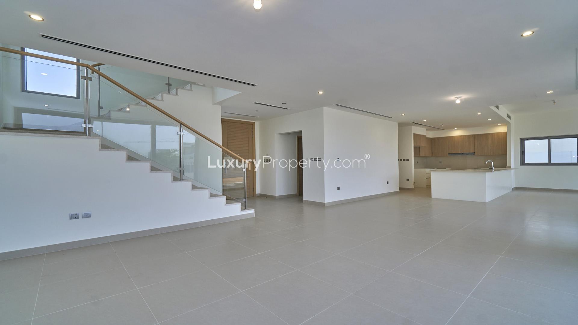 Modern 5-bedroom villa for rent in Sidra Villas, Dubai Hills Estate with landscaped garden