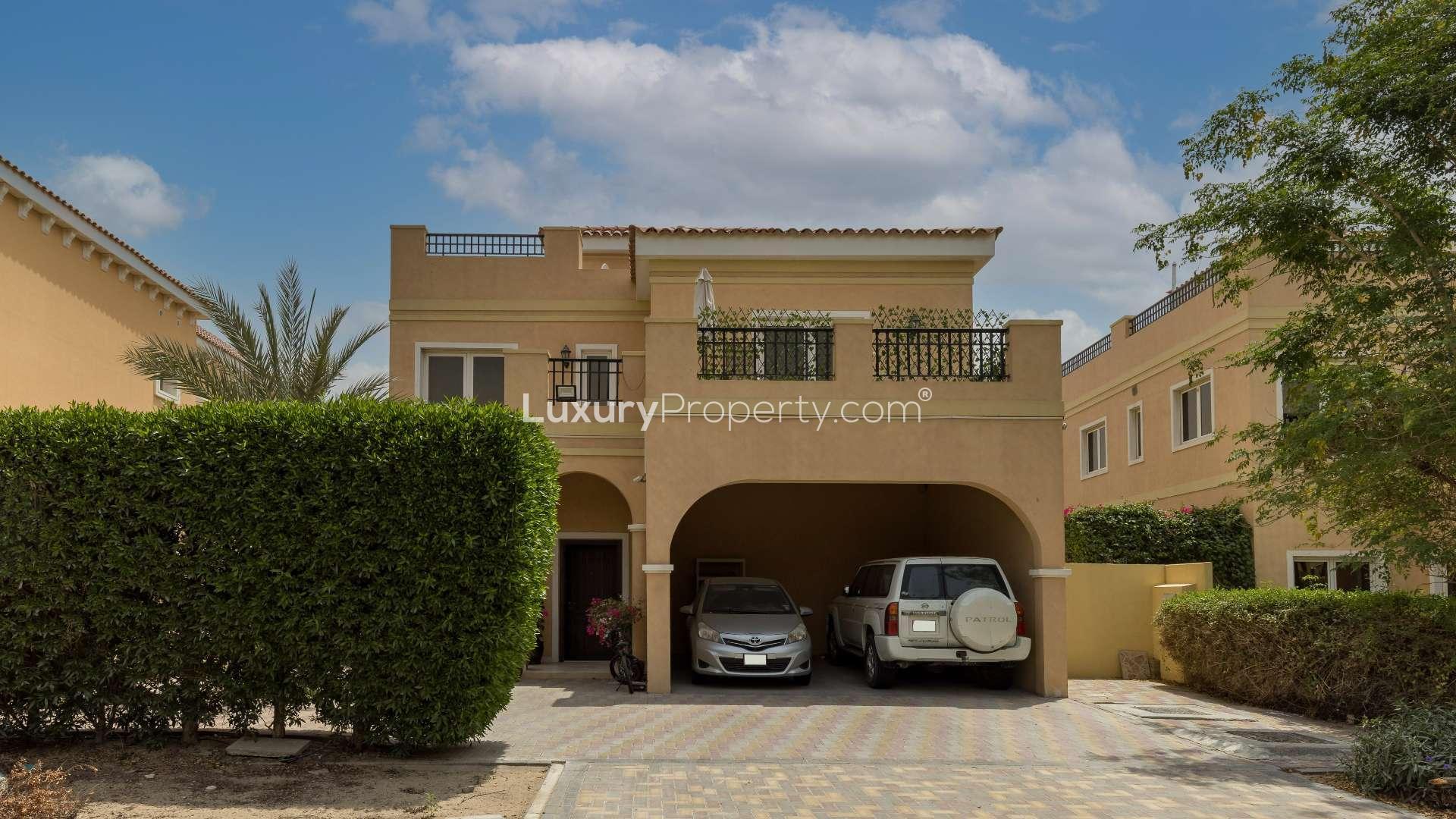 Villa with private covered pool in The Centro, The Villa community, available for rent