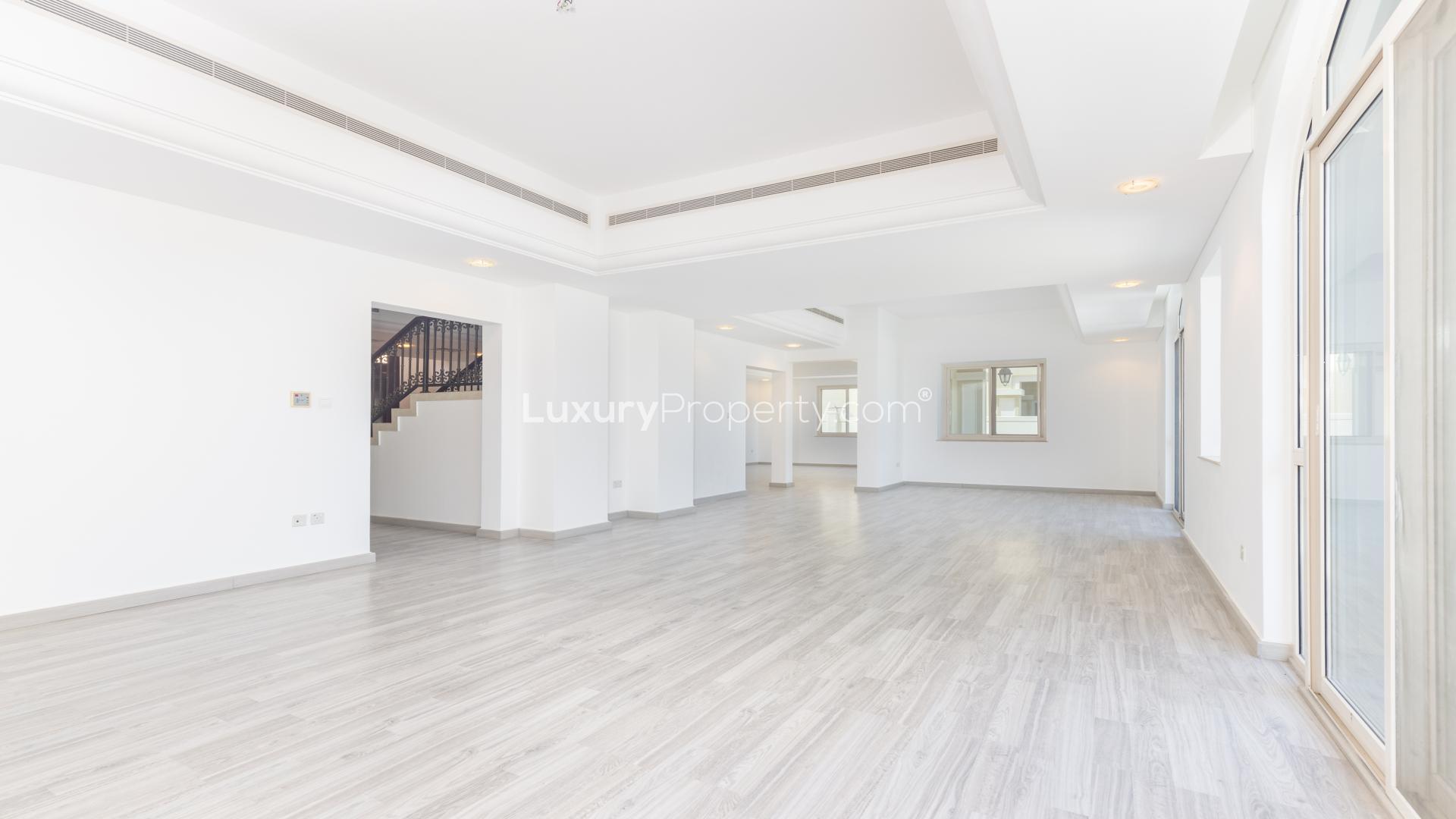 Upgraded villa with private pool and golf course views in Victory Heights, Dubai Sports City