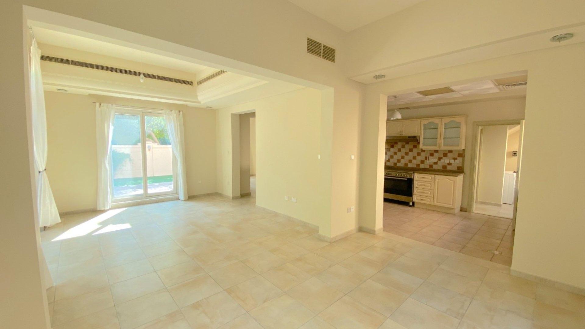 Exterior view of a C2 Type villa for rent in Victory Heights, Dubai Sports City