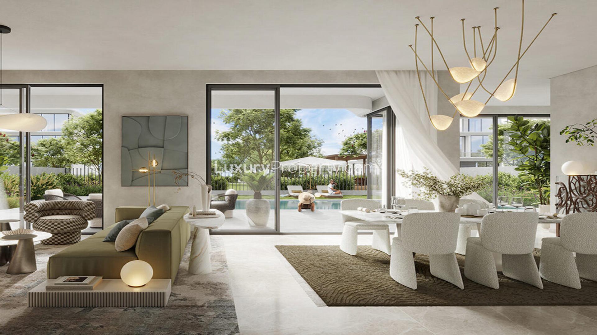 Modern villa with pool in Dubai Hills Estate, Park Gate, for sale