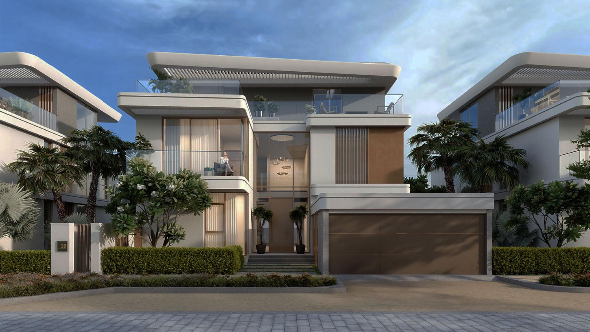 Luxurious villa interior with modern decor, elegant staircase, and stylish furnishings in District 11