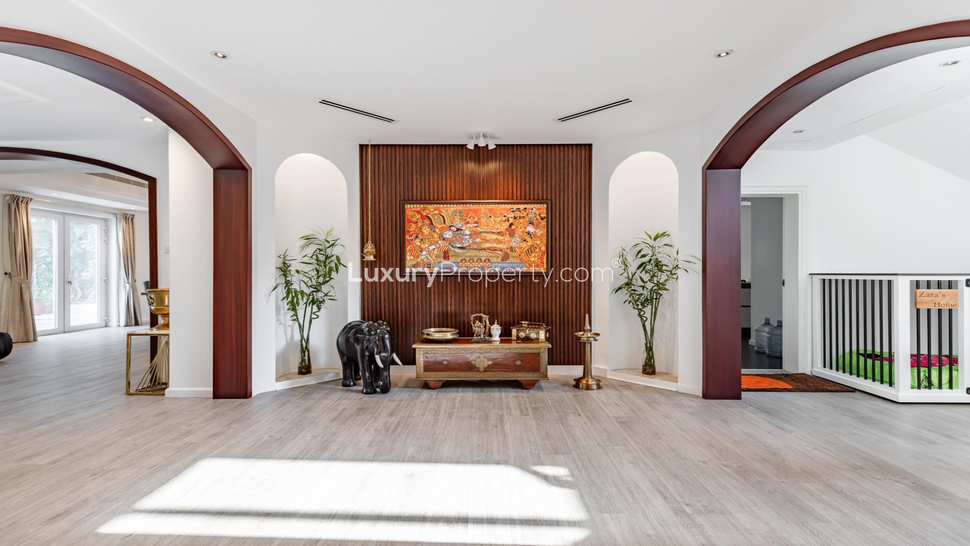 Luxurious upgraded villa interior with elegant decor in Green Community East