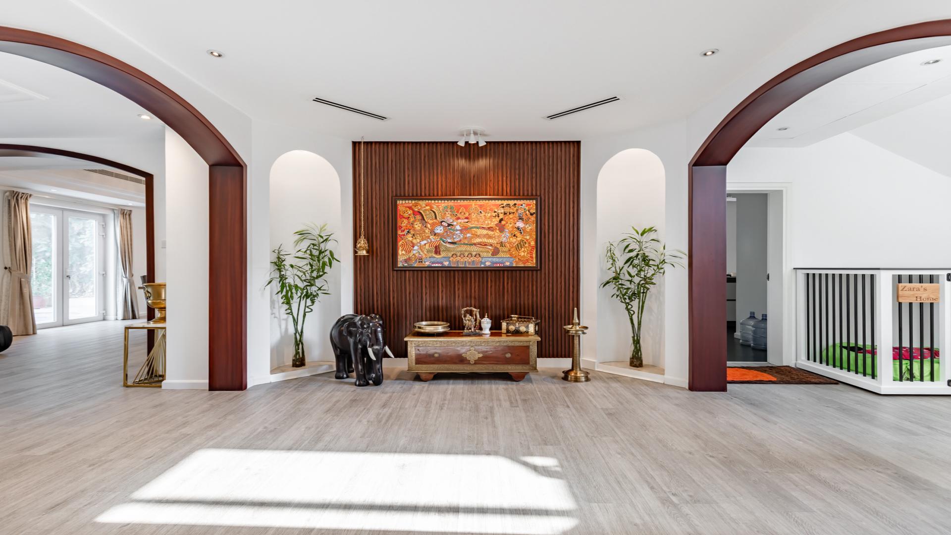 Luxurious upgraded villa interior with elegant decor in Green Community East