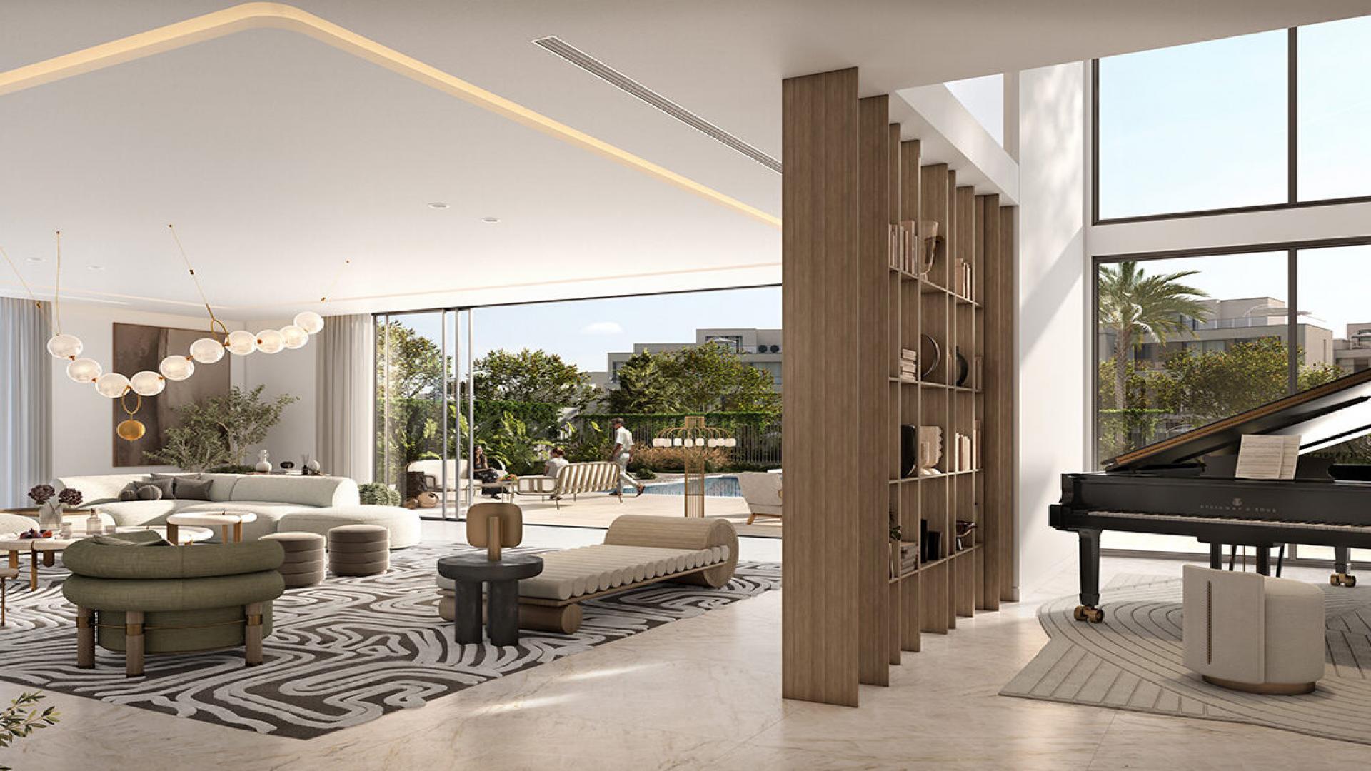 Luxurious 5-bedroom waterfront villa with pool at Mirage The Oasis, Akoya by Emaar