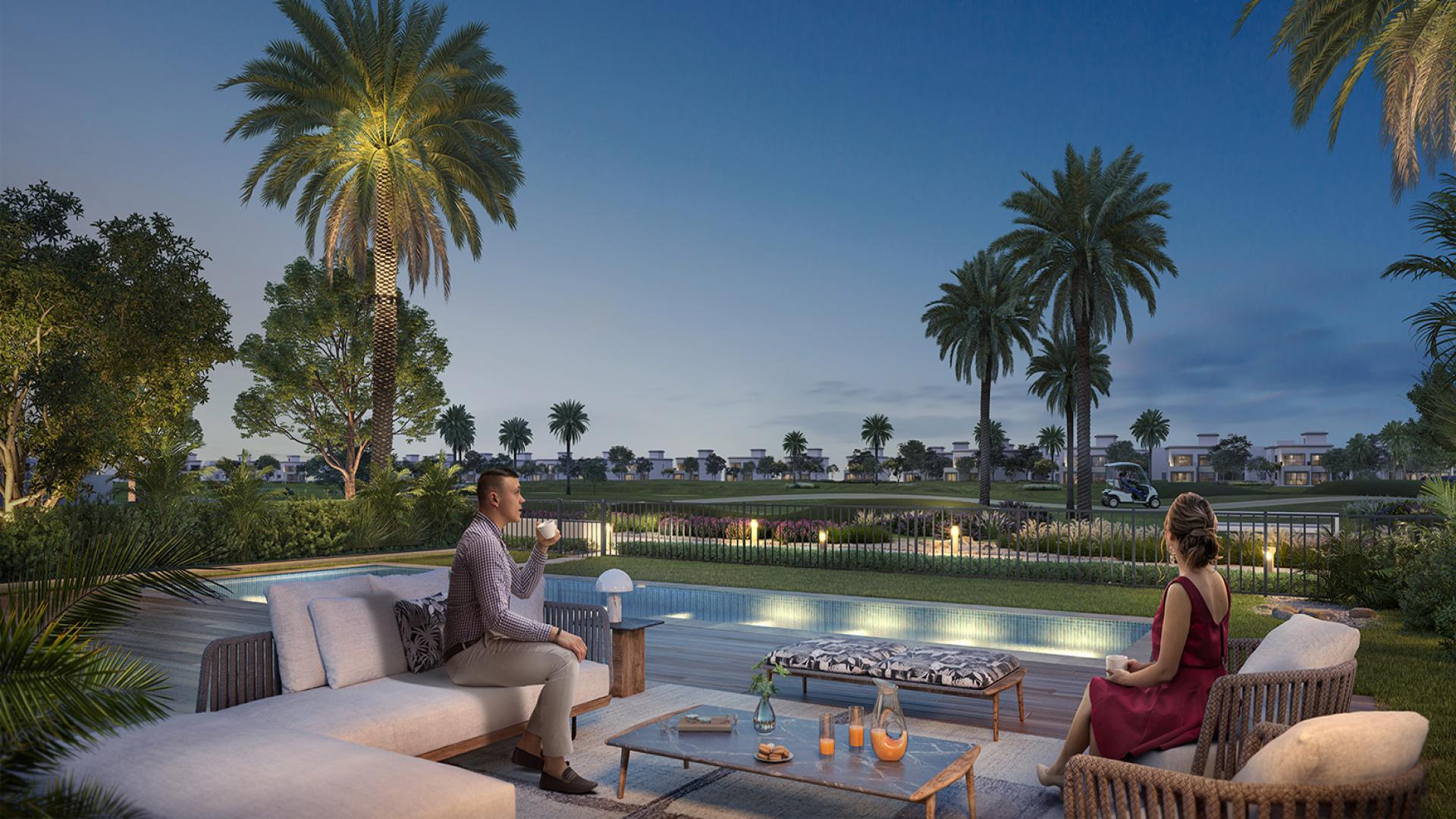 Luxurious 5-bedroom villa with pool at Fairway Villas 3, Emaar South, for sale