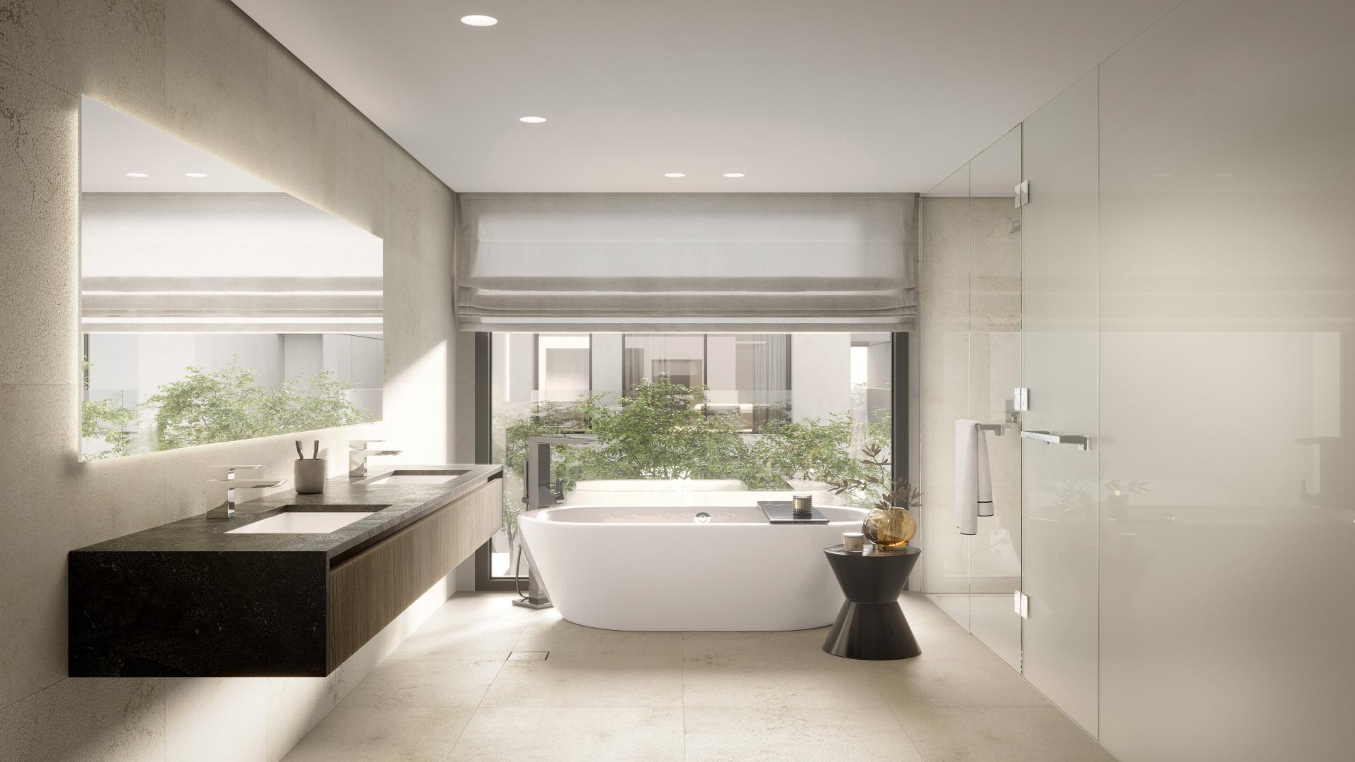 Luxury 5-bedroom villa exterior at Sunrise Living, Jumeirah Park, for sale