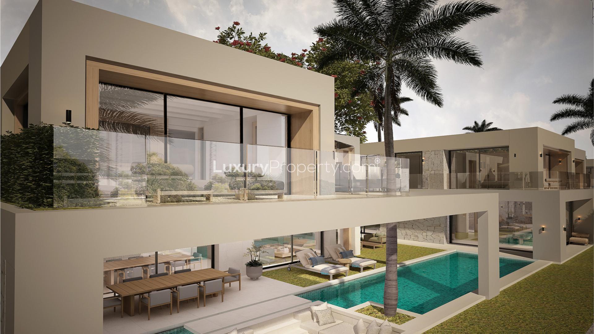 Luxurious Koh Phangan villa interior with modern design and stylish decor in Green Valley