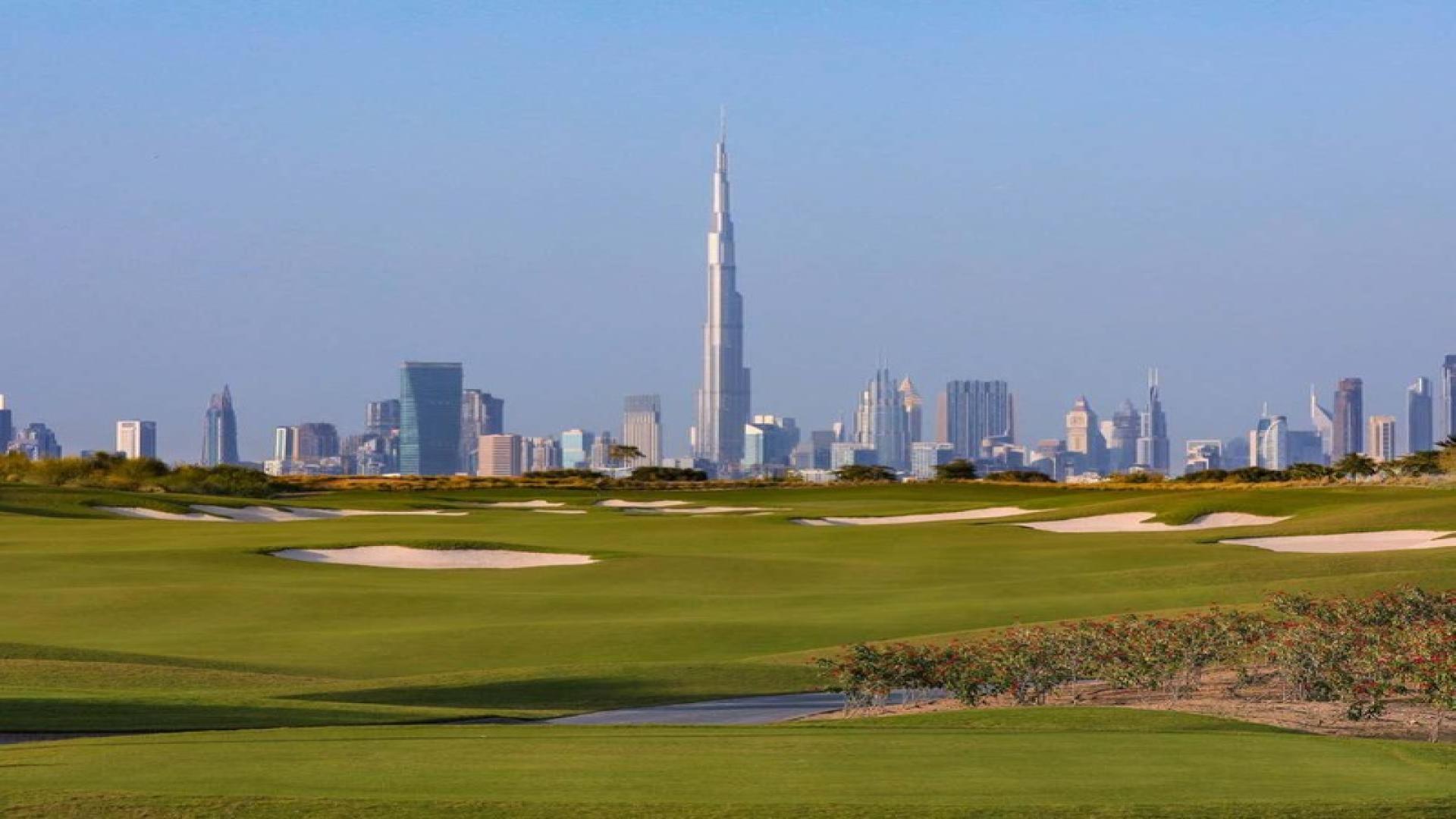 Ultra-luxury 5BR villa exterior with garden in Address Hillcrest, Dubai Hills