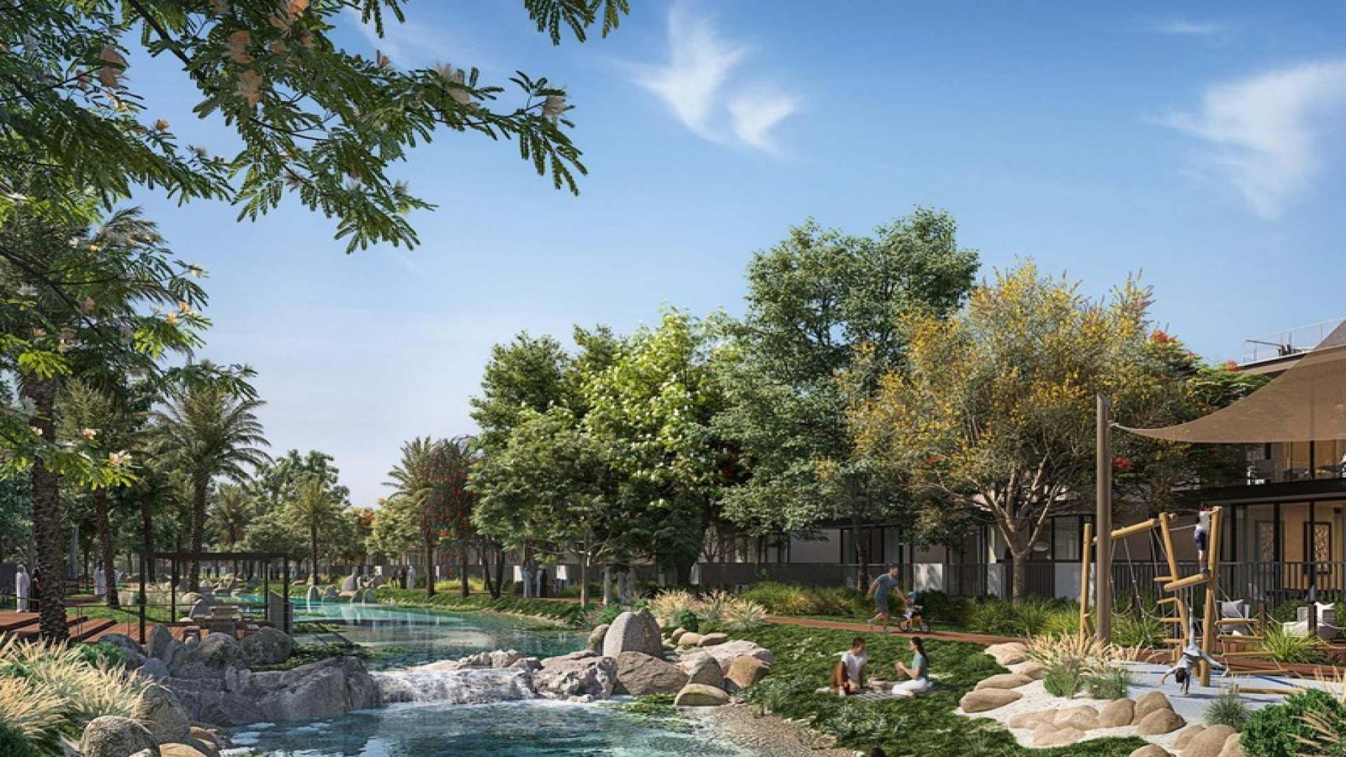 Aerial view of Dubai Hills community near luxury 5BR villa in Address Hillcrest for sale