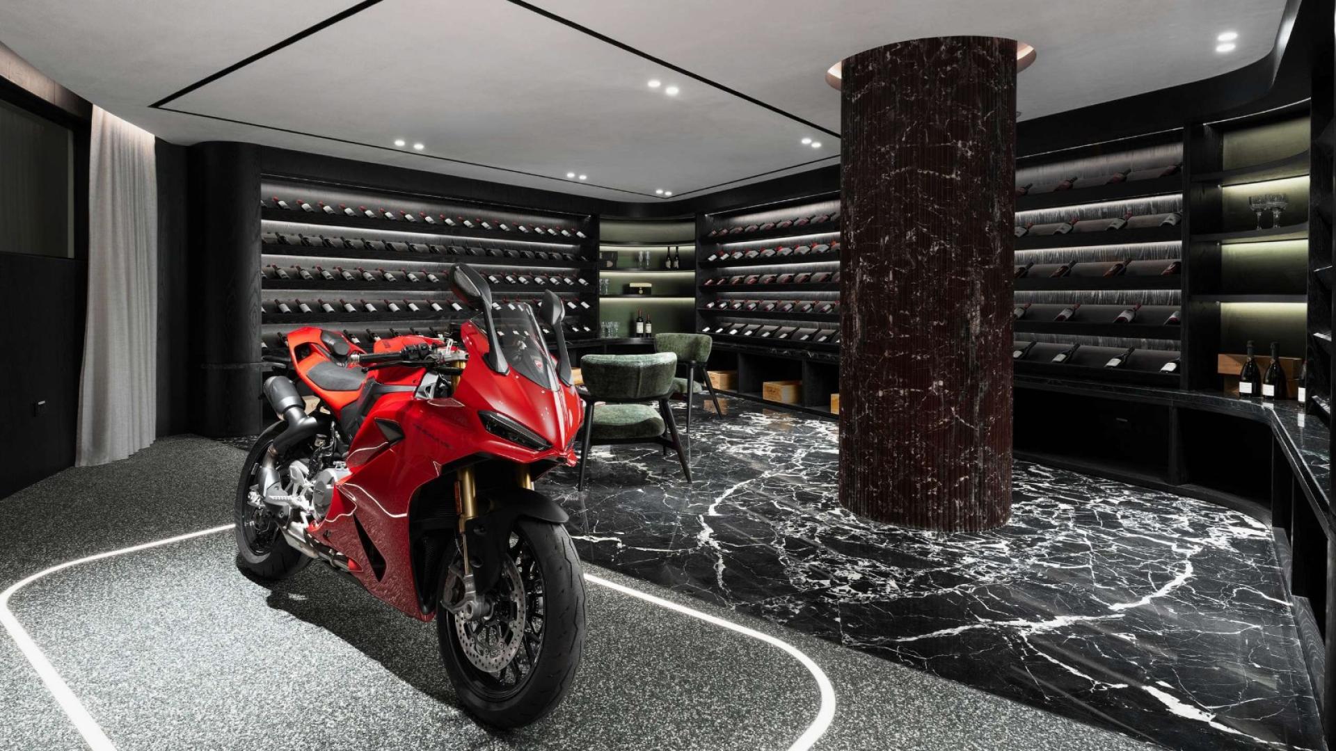 Luxurious modern living room in Jumeirah Islands villa, featuring spacious open layout and views