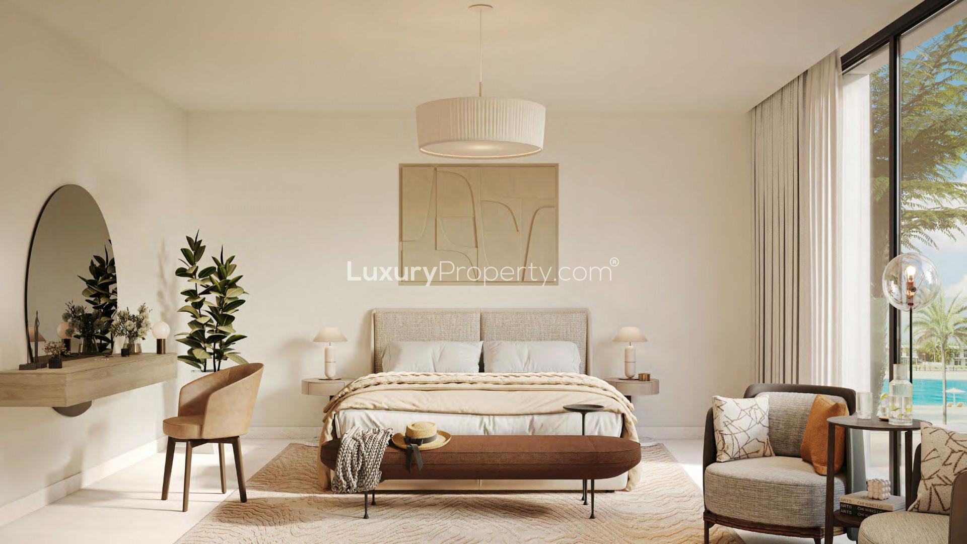 Modern living and dining area in Meydan District 11 villa, Opal Gardens