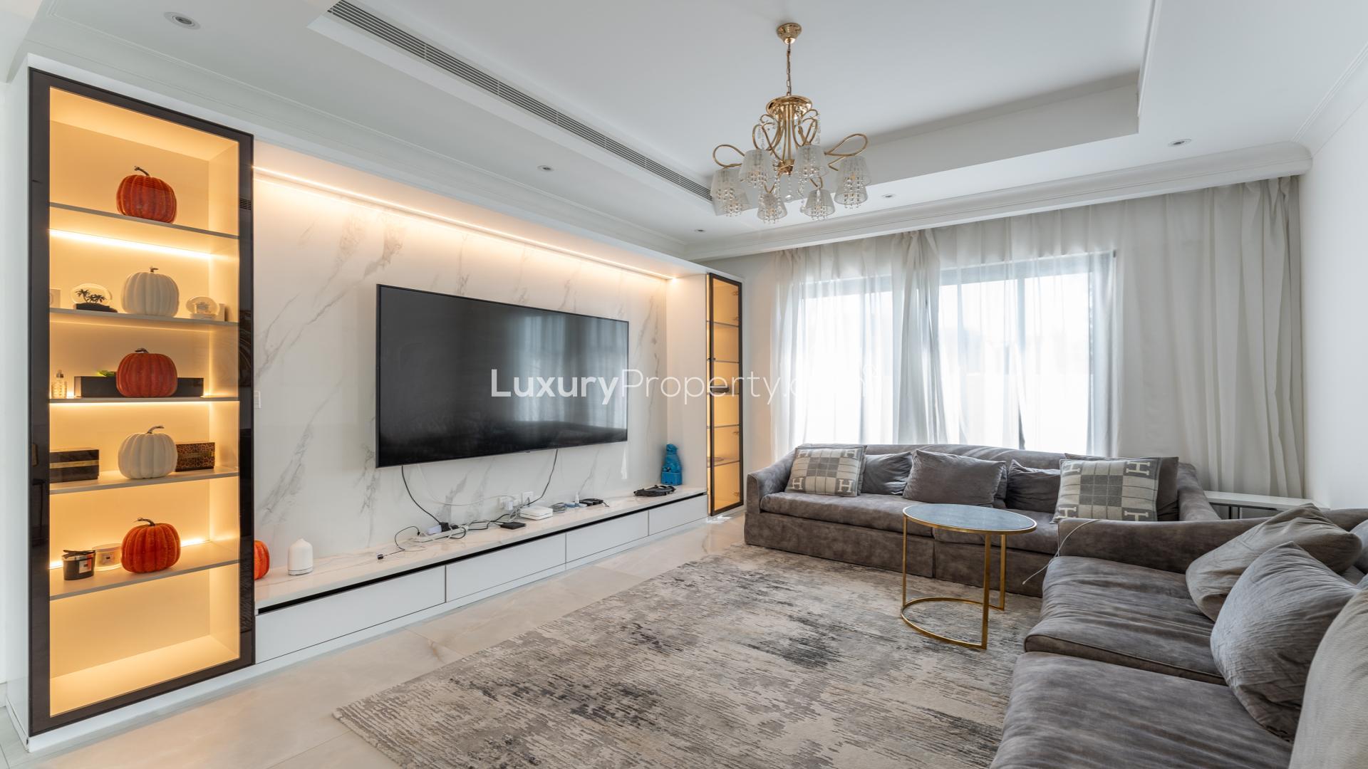 Upgraded villa in Rasha, Arabian Ranches 2 with private pool and garden view