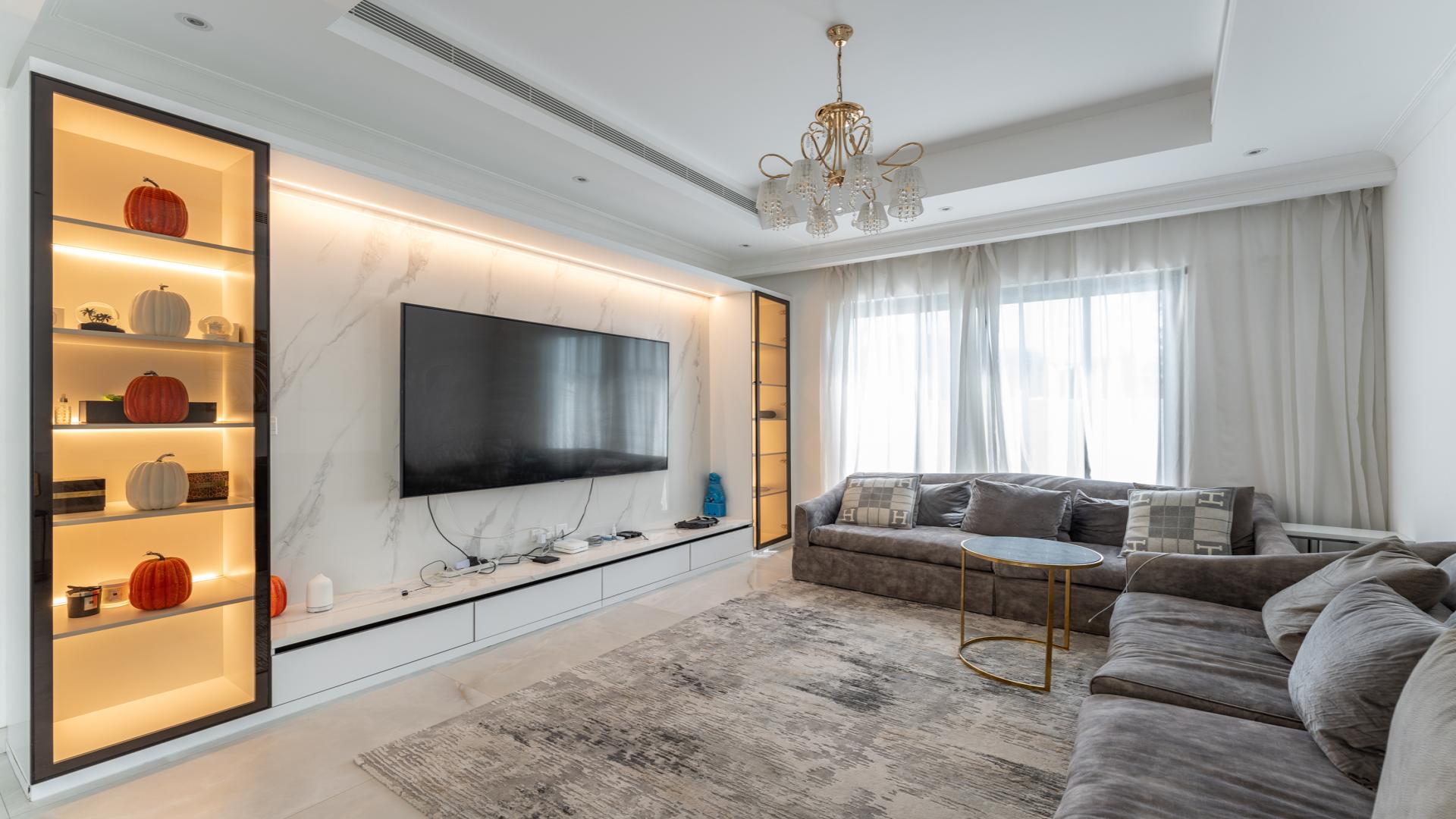 Upgraded villa in Rasha, Arabian Ranches 2 with private pool and garden view