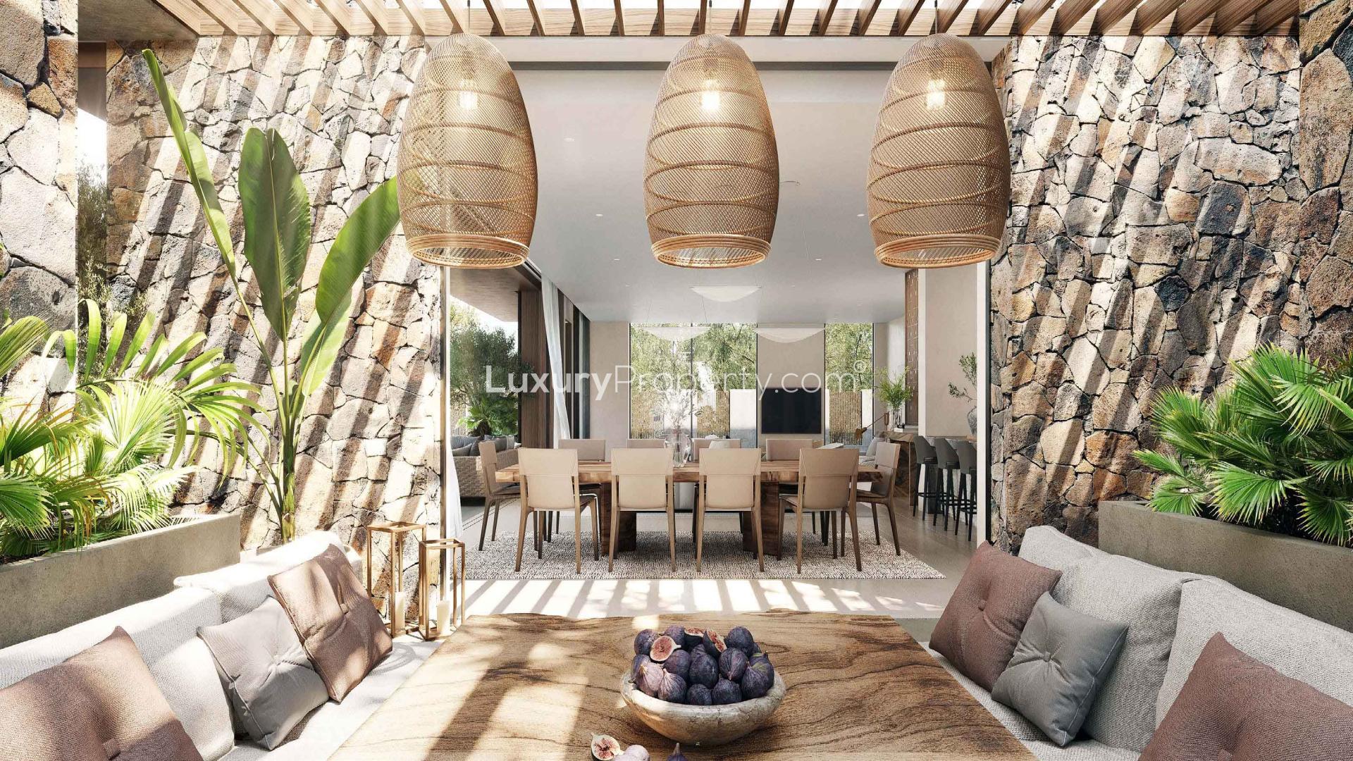 Luxurious 6-bed villa in Alaya, Tilal Al Ghaf with pool and lush garden view