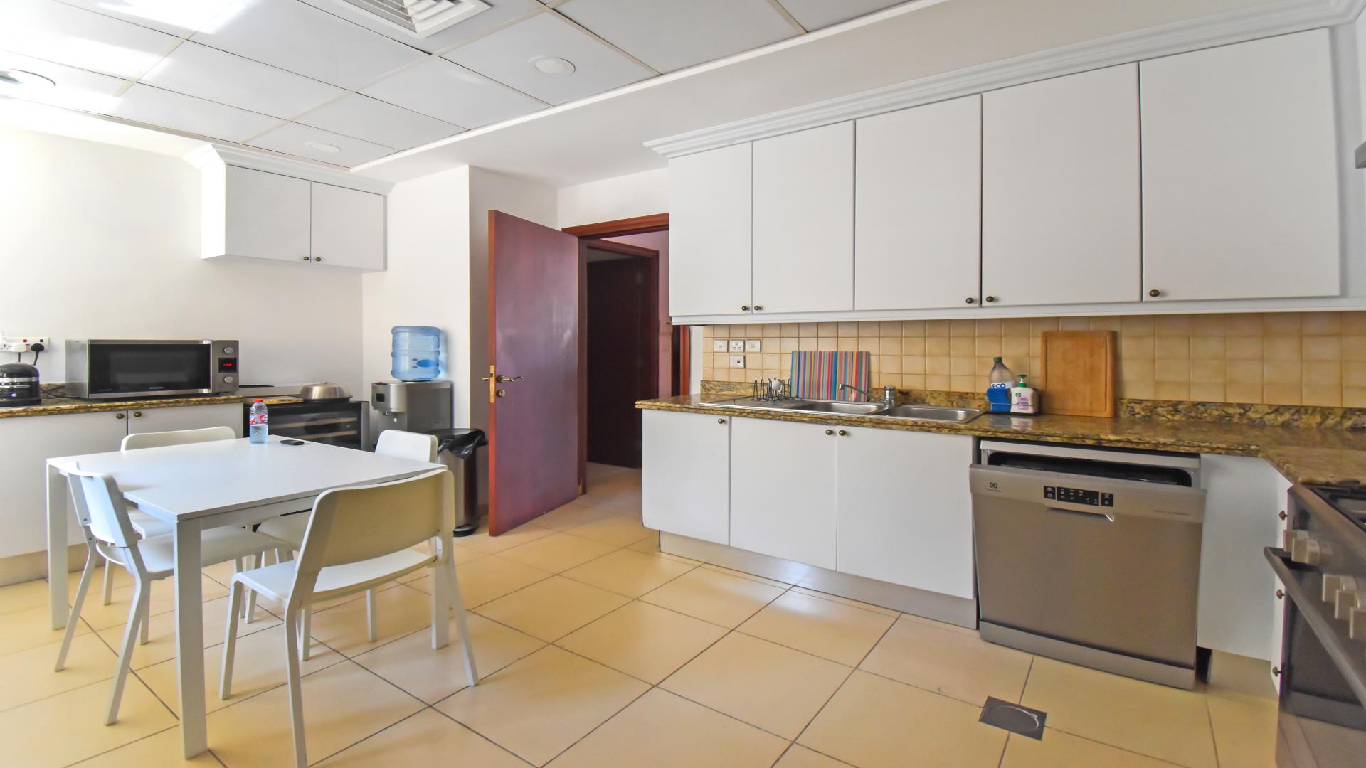 Office space in 5-bedroom villa, Al Mahra, Arabian Ranches, with garden view and modern decor