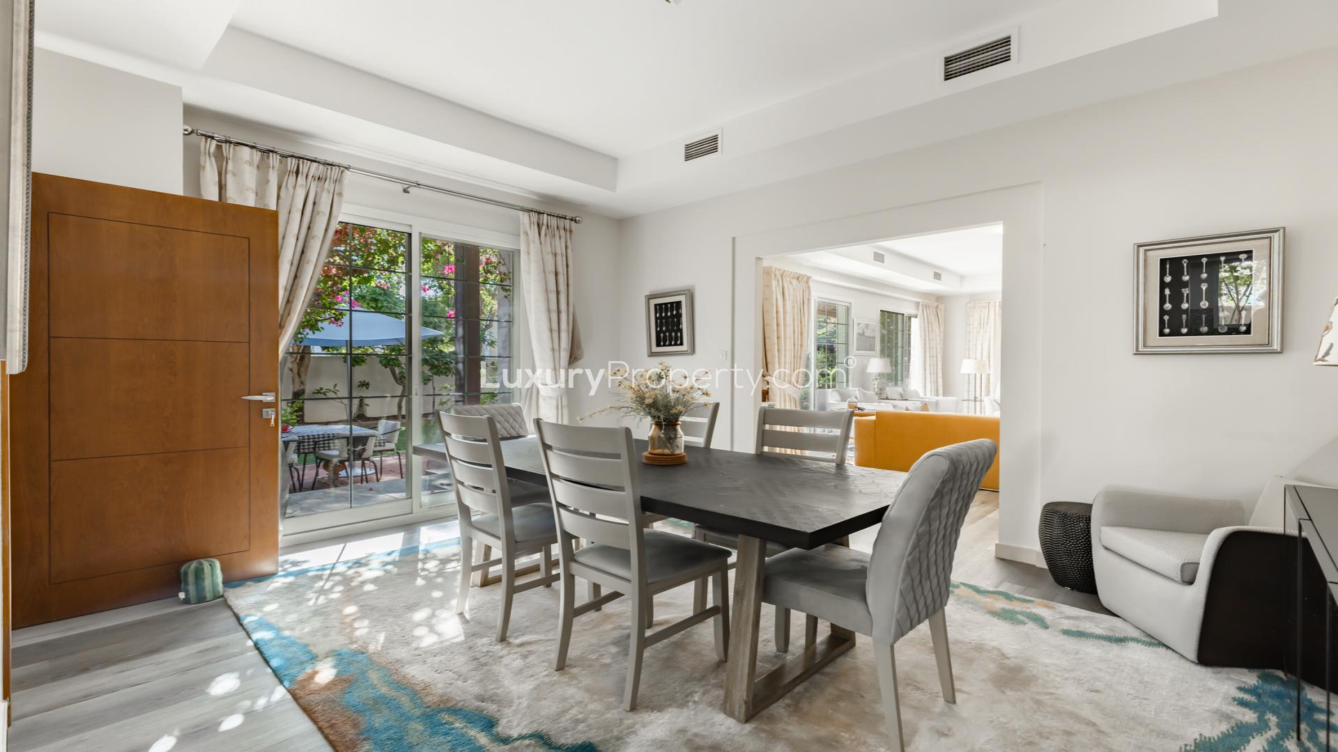 Living room in luxurious 5-bedroom villa for sale in Rahat, Mudon community